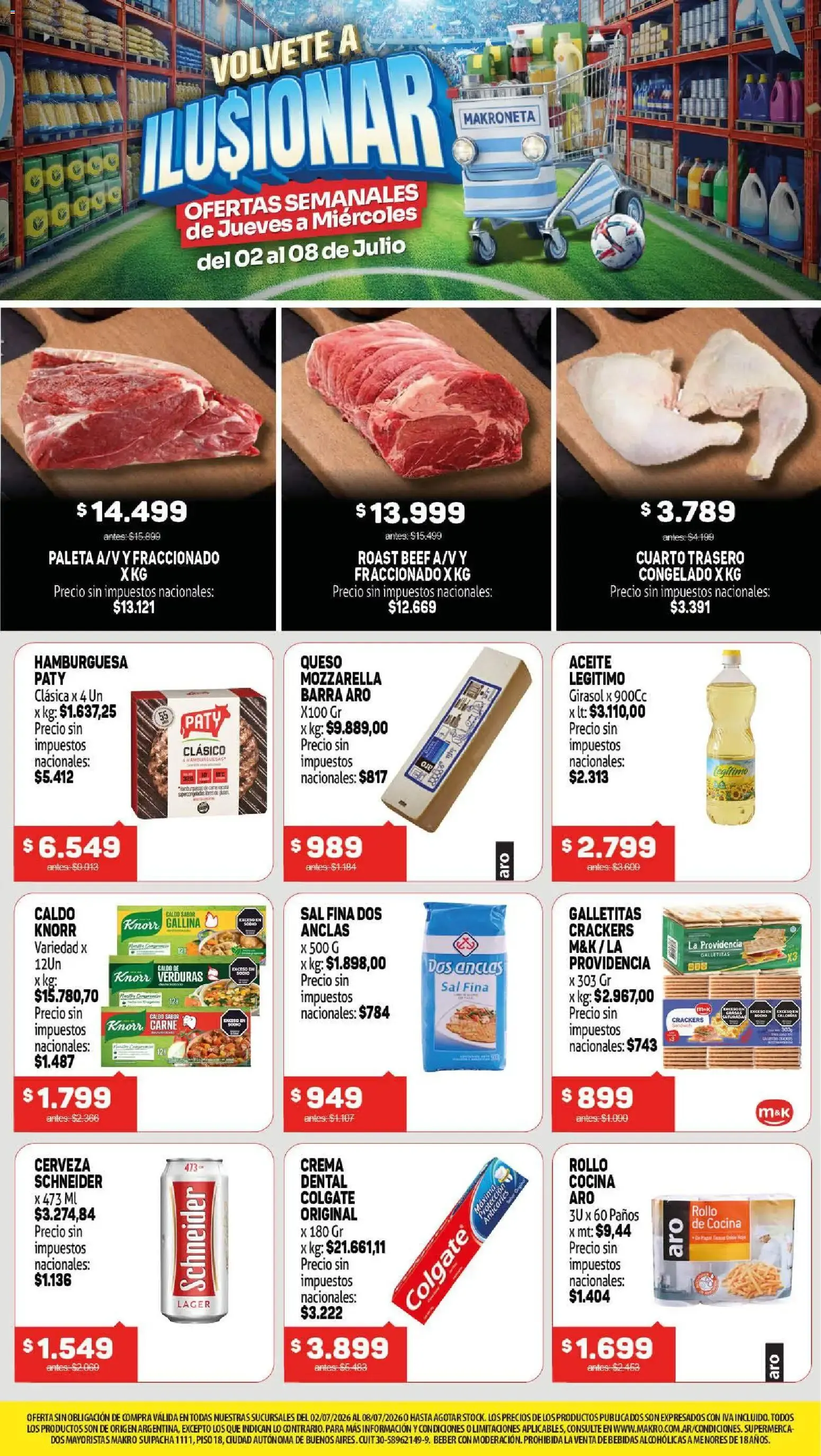 Ofertas de Makro: Volvete a Ilusionar - Ofertas Semanales 2 de julio al 8 de julio 2026 - Página 1 del catálogo