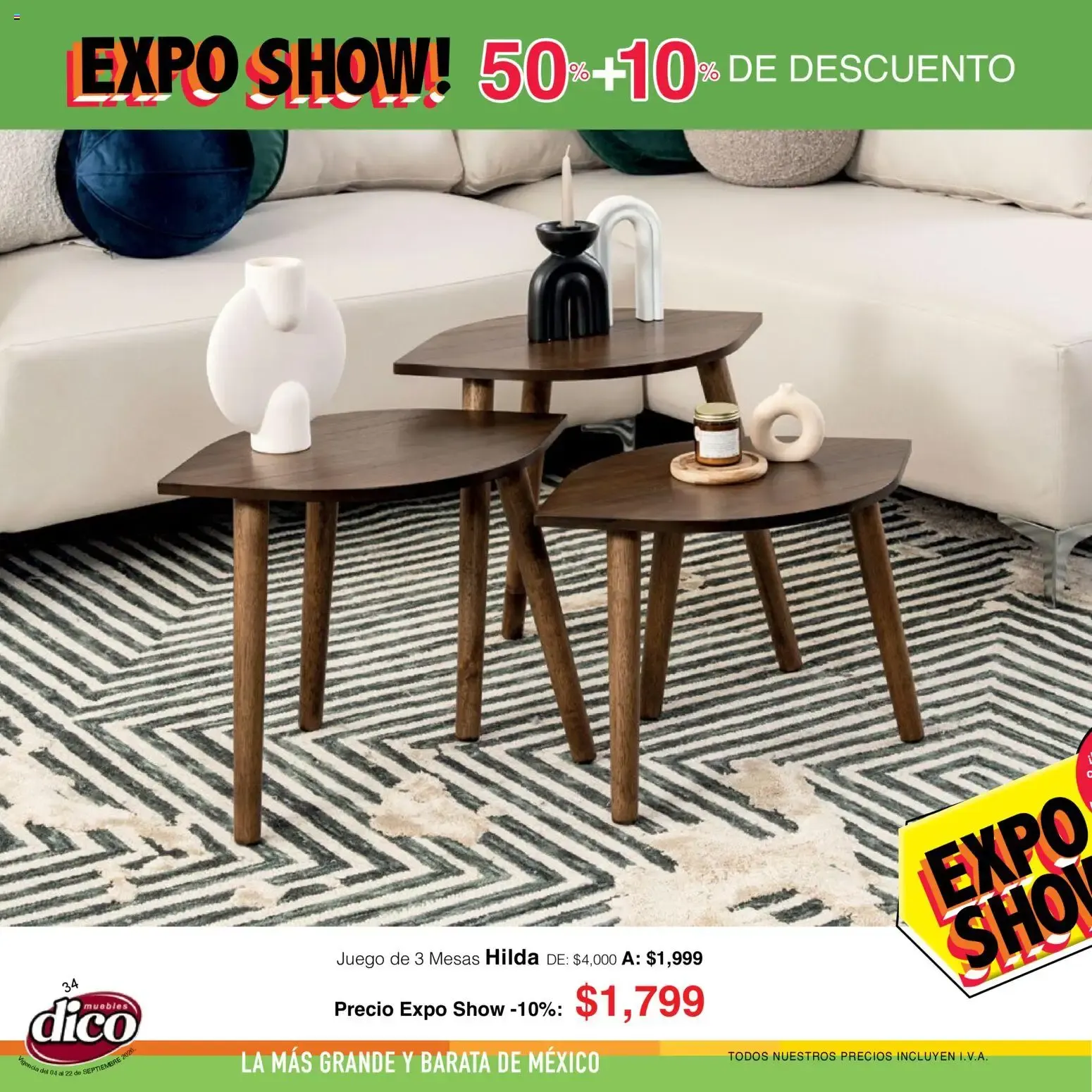 Catálogo de Muebles Dico catálogo Expo Show (04/09/2026 - 22/09/2026) - catálogo en línea 4 de septiembre al 22 de septiembre 2026 - Pagina 34