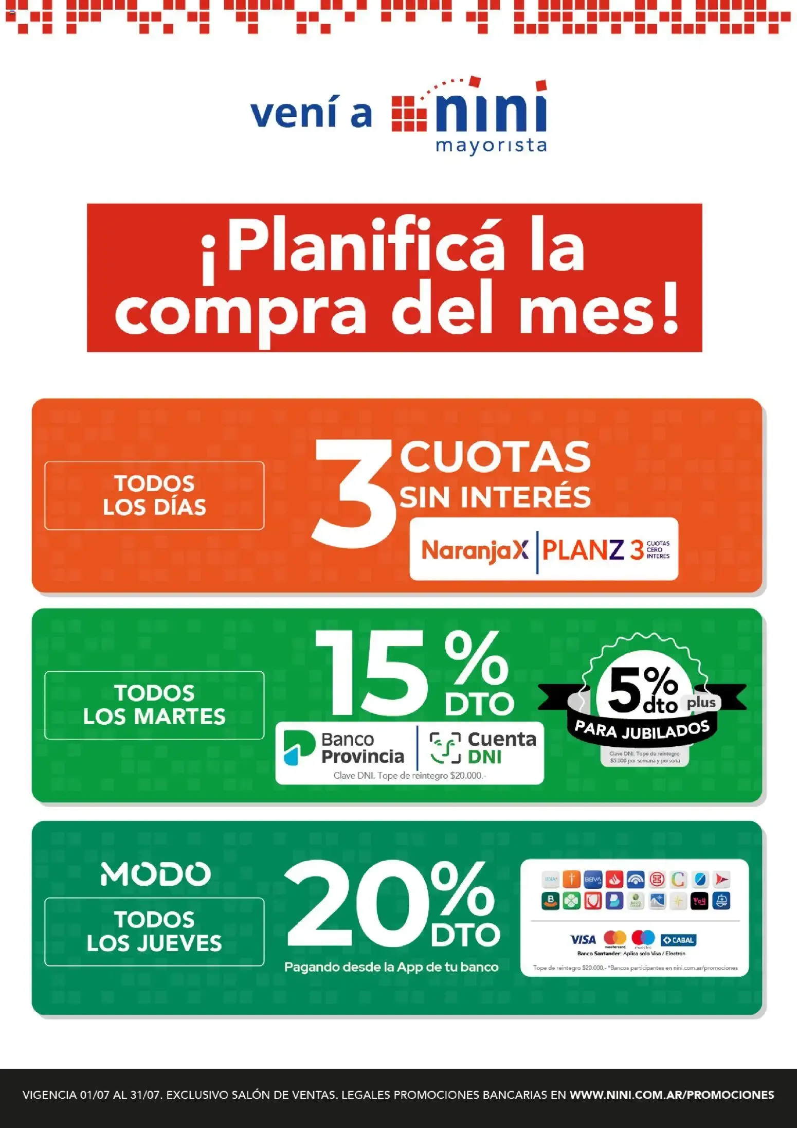 Ofertas de ¡Planificá la compra del mes! 1 de julio al 31 de julio 2026 - Página 1 del catálogo