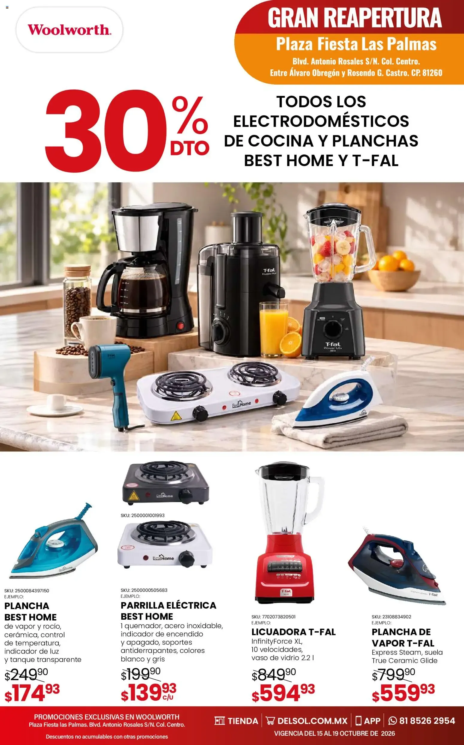 Catálogo de Gran Reapertura Woolworth Plaza Fiesta Las Palmas: 5 Días de Grandes Promociones 15 de octubre al 19 de octubre 2026 - Pagina 10