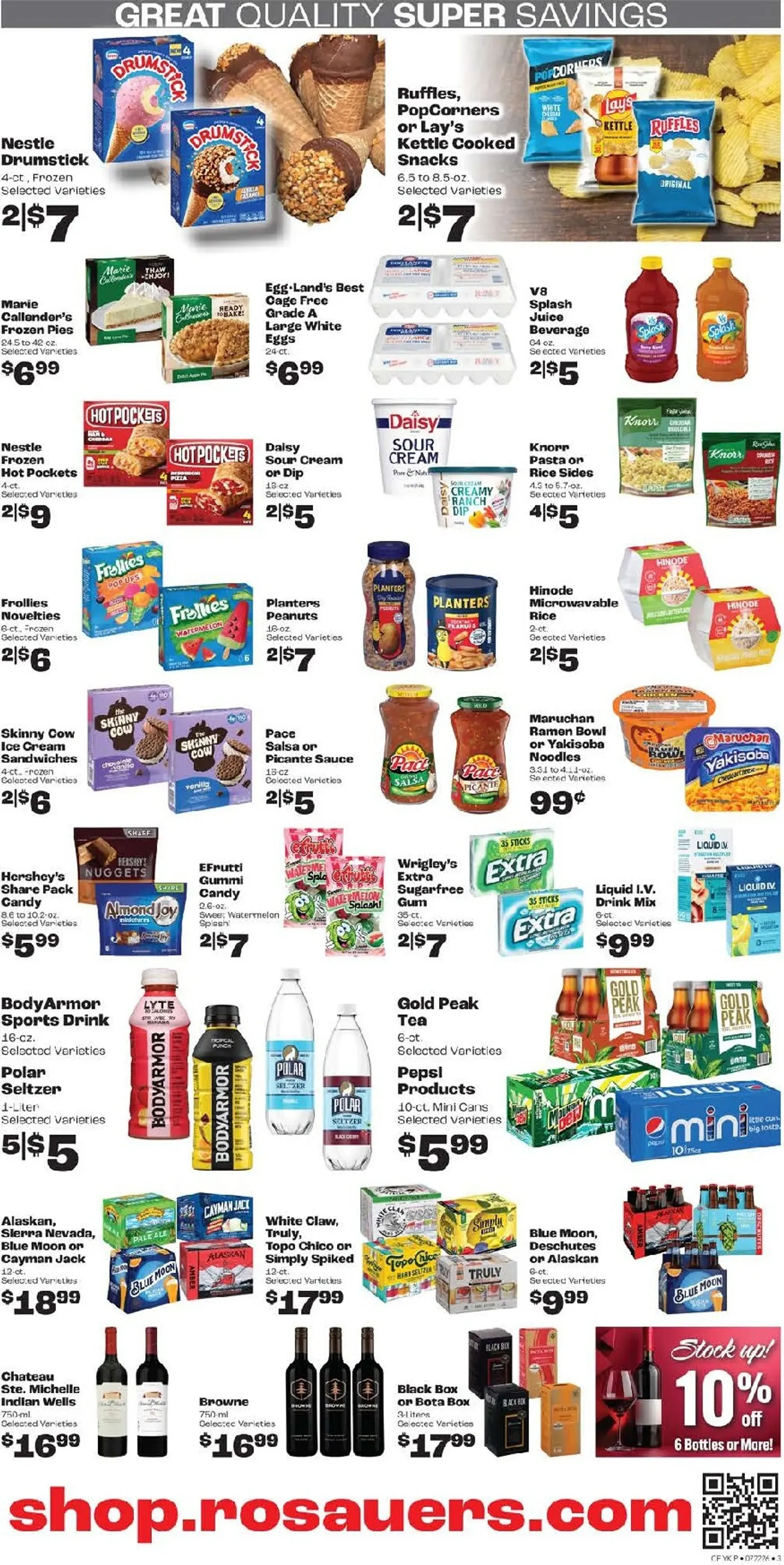 Weekly ad Current Rosauers leaflet valid from Wednesday 07/22/2026 to Tuesday 07/28/2026 from July 22 to July 28 2026 - Page 3