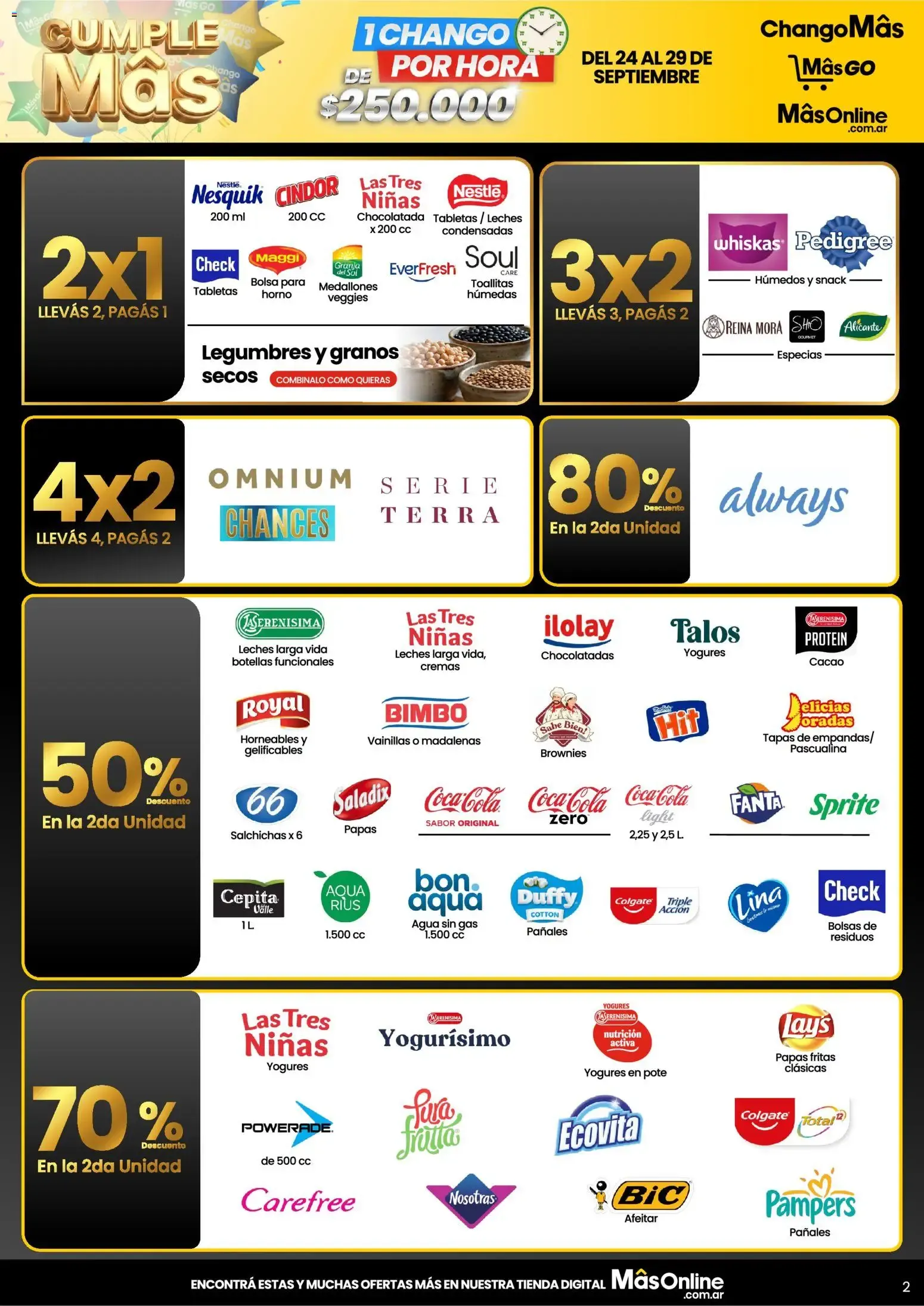 Ofertas de Changomas - Promos del finde || del 24/09/2026 - 29/09/2026 || Catálogo 24 de septiembre al 29 de septiembre 2026 - Página 2 del catálogo
