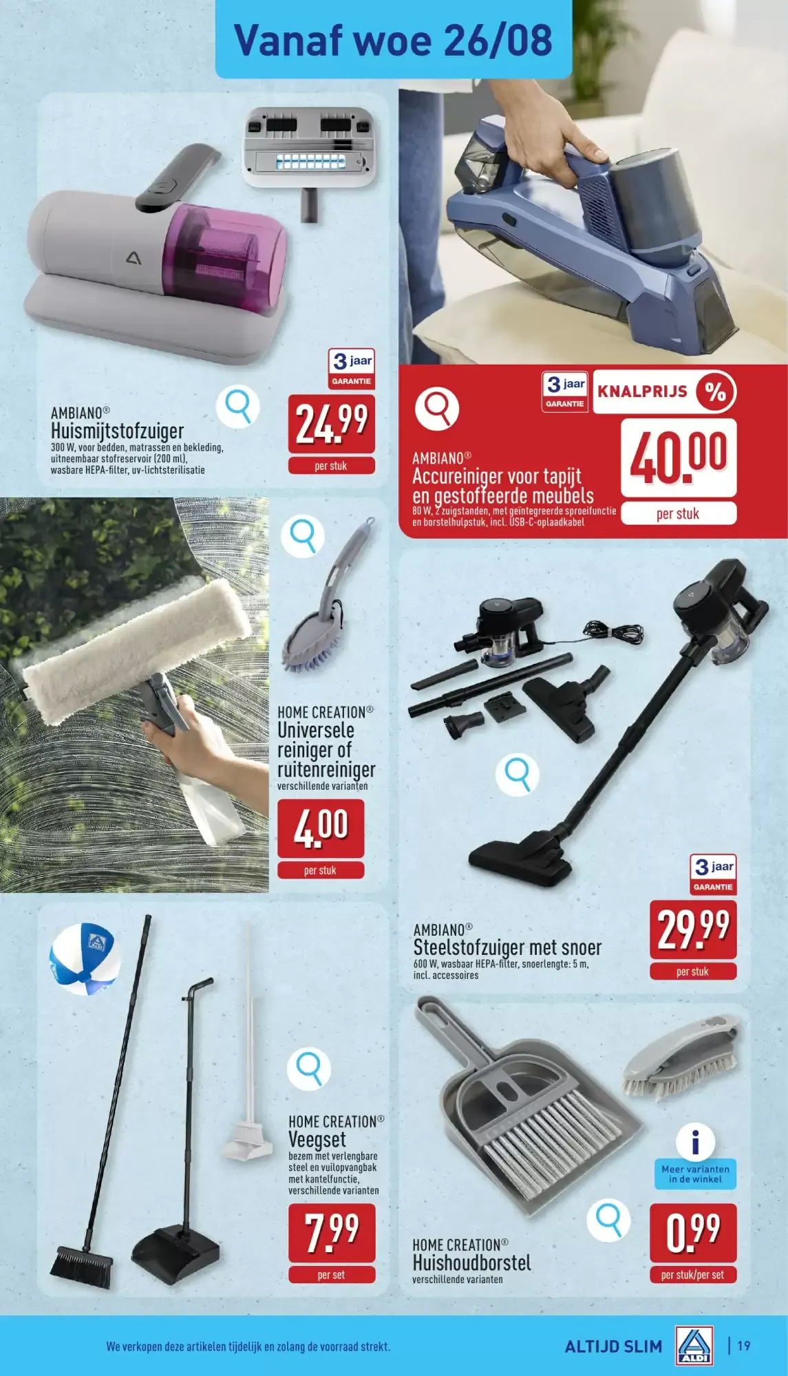 ALDI Folder van ma 24/08 t.e.m. zat 29/08 van 24 augustus tot 29 augustus 2026 - folder pagina 19