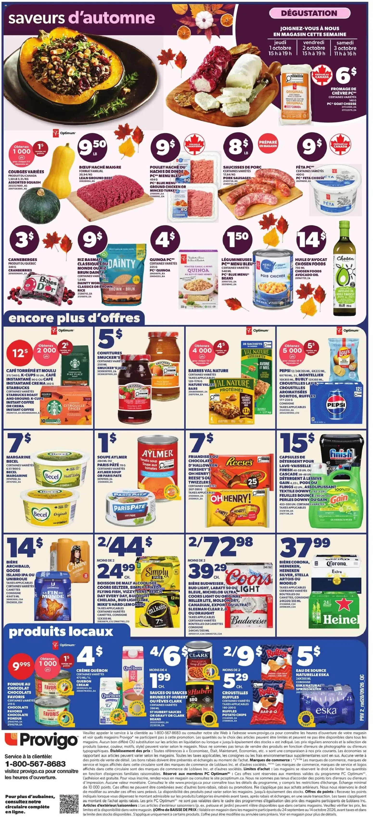 Provigo weekly flyer / circulaire from Oct 1, 2026 > weekly specials & deals from October 1 to October 7 2026 - flyer page 2