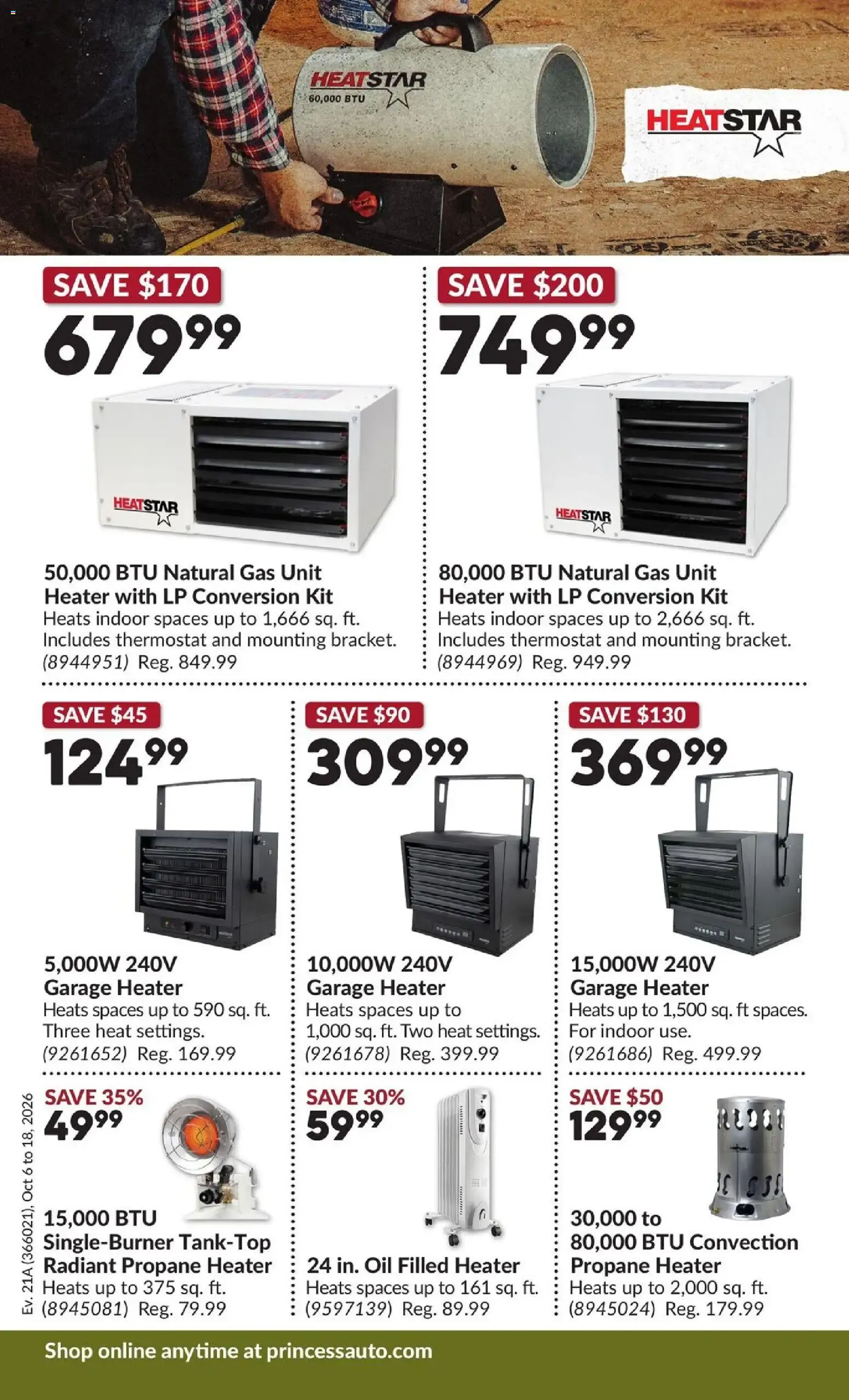 Princess Auto flyer - 2 Week Sale! from Oct 6, 2026 > weekly specials & deals from October 6 to October 18 2026 - flyer page 14