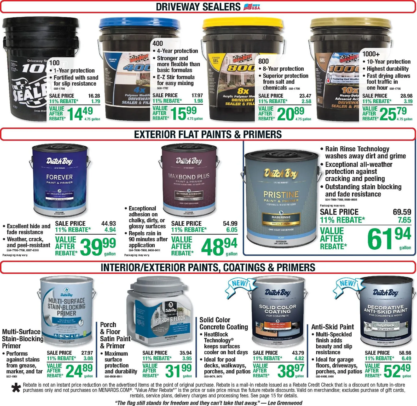 Weekly ad Current Menards - 11% Rebate Sale leaflet valid from Thursday 06/25/2026 to Sunday 07/05/2026 from June 25 to July 5 2026 - Page 9
