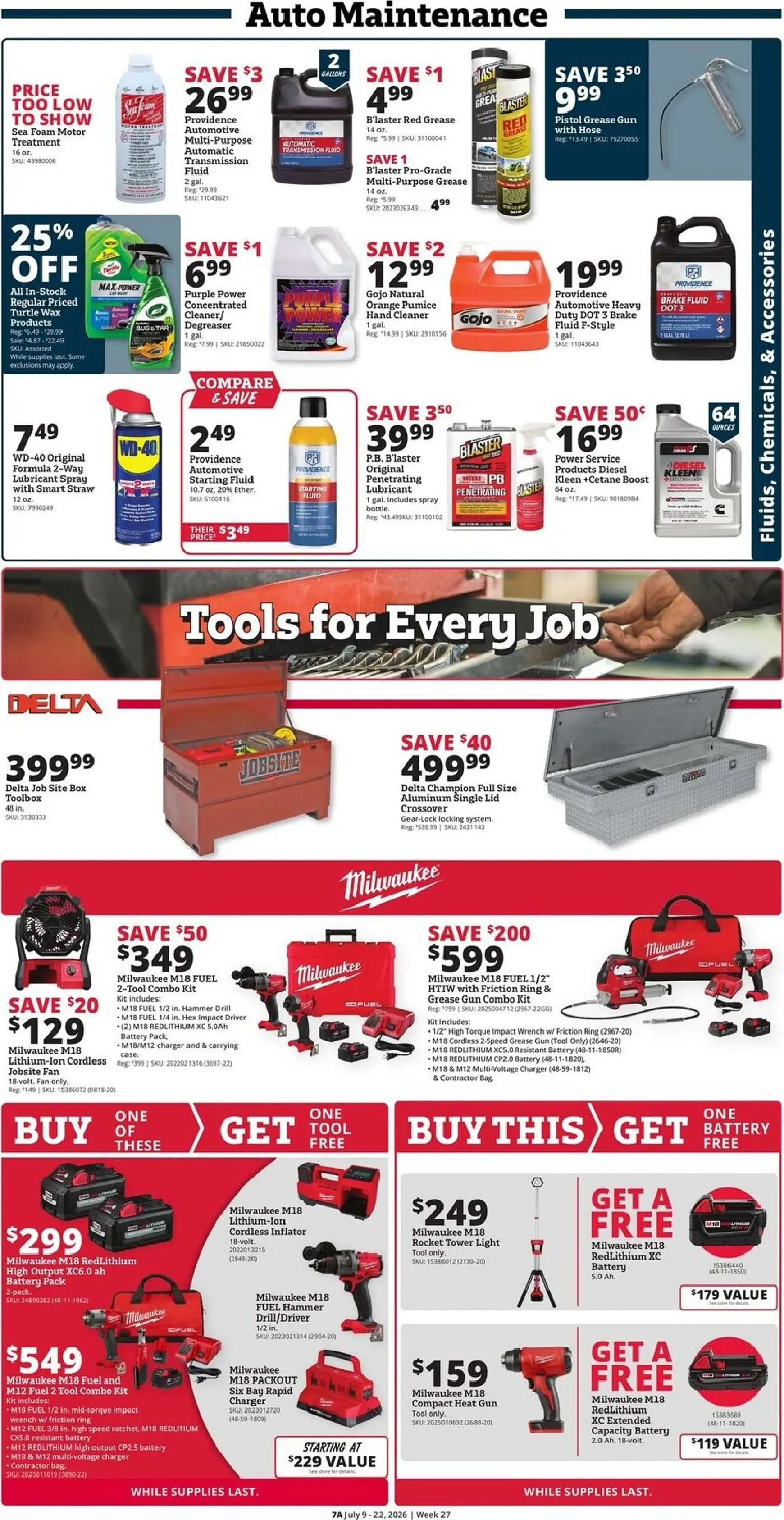 Weekly ad Current Rural King leaflet valid from Thursday 07/09/2026 to Wednesday 07/22/2026 from July 9 to July 22 2026 - Page 9
