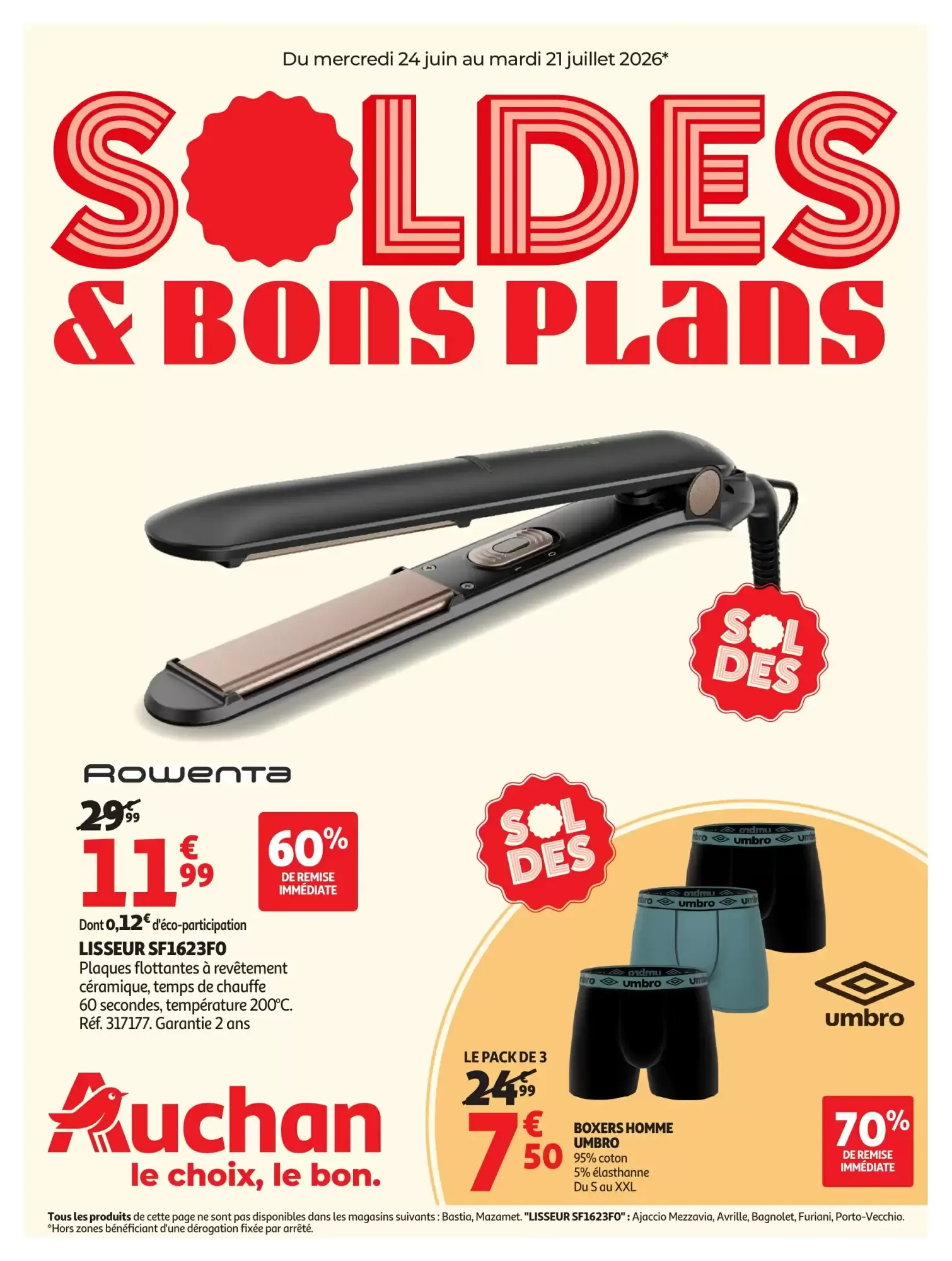Soldes & Bons Plans du 24 juin au 21 juillet 2026 - Catalogue page 1