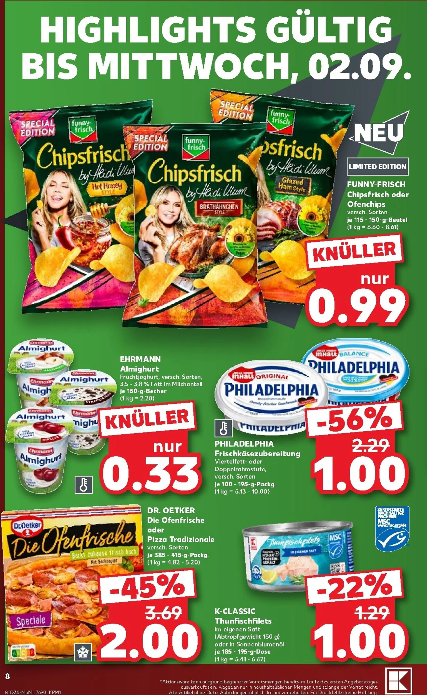 Kaufland - Richtig Sparen Prospekt – von Montag 31.08.2026 bis Mittwoch 02.09.2026 von 31. August bis 2. September 2026 - Prospekt seite 8