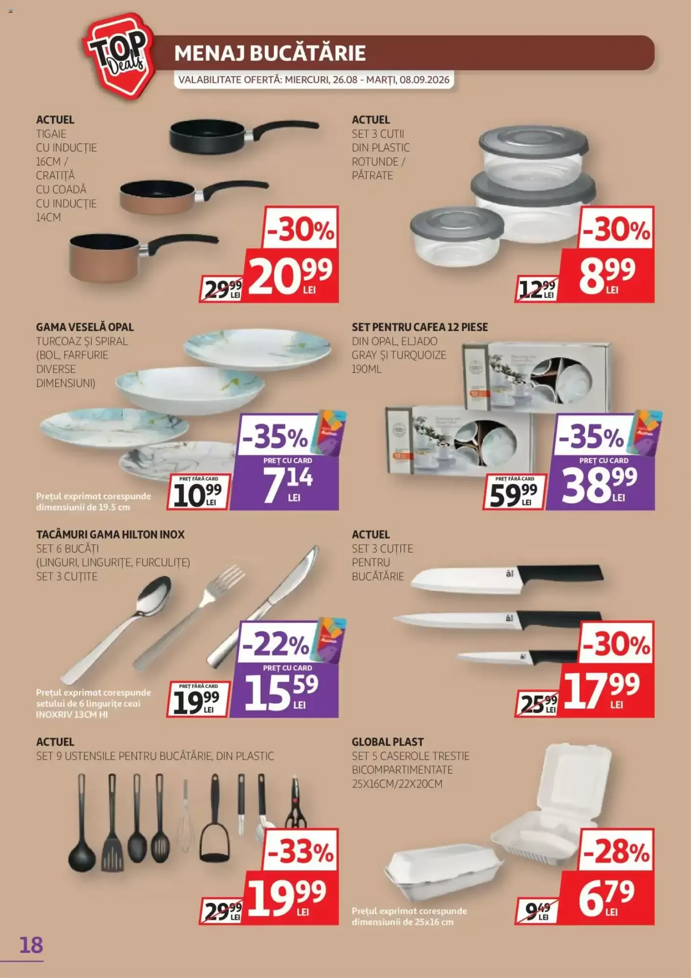 Catalog Catalog Auchan de la 26 august până la 8 septembrie 2026 - Revista Pagina 18