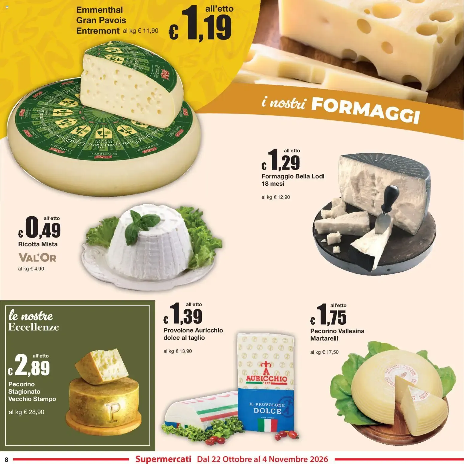 Sì con Te volantino dal 22/10/2026 - online Offerte da 22 ottobre a 4 novembre di 2026 - Pagina del volantino 8