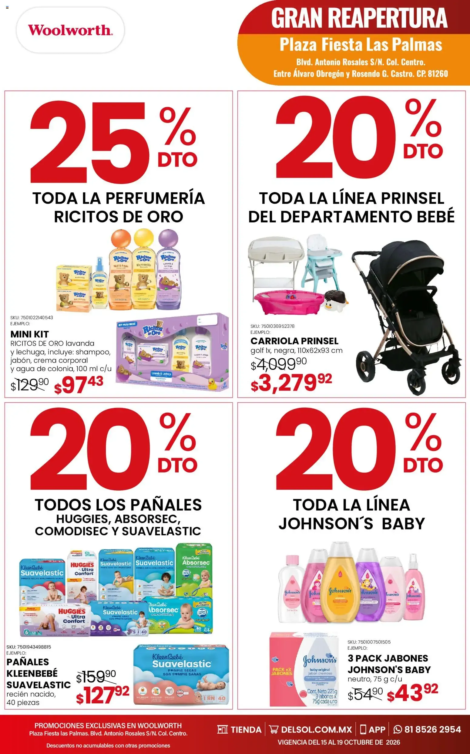 Catálogo de Gran Reapertura Woolworth Plaza Fiesta Las Palmas: 5 Días de Grandes Promociones 15 de octubre al 19 de octubre 2026 - Pagina 17