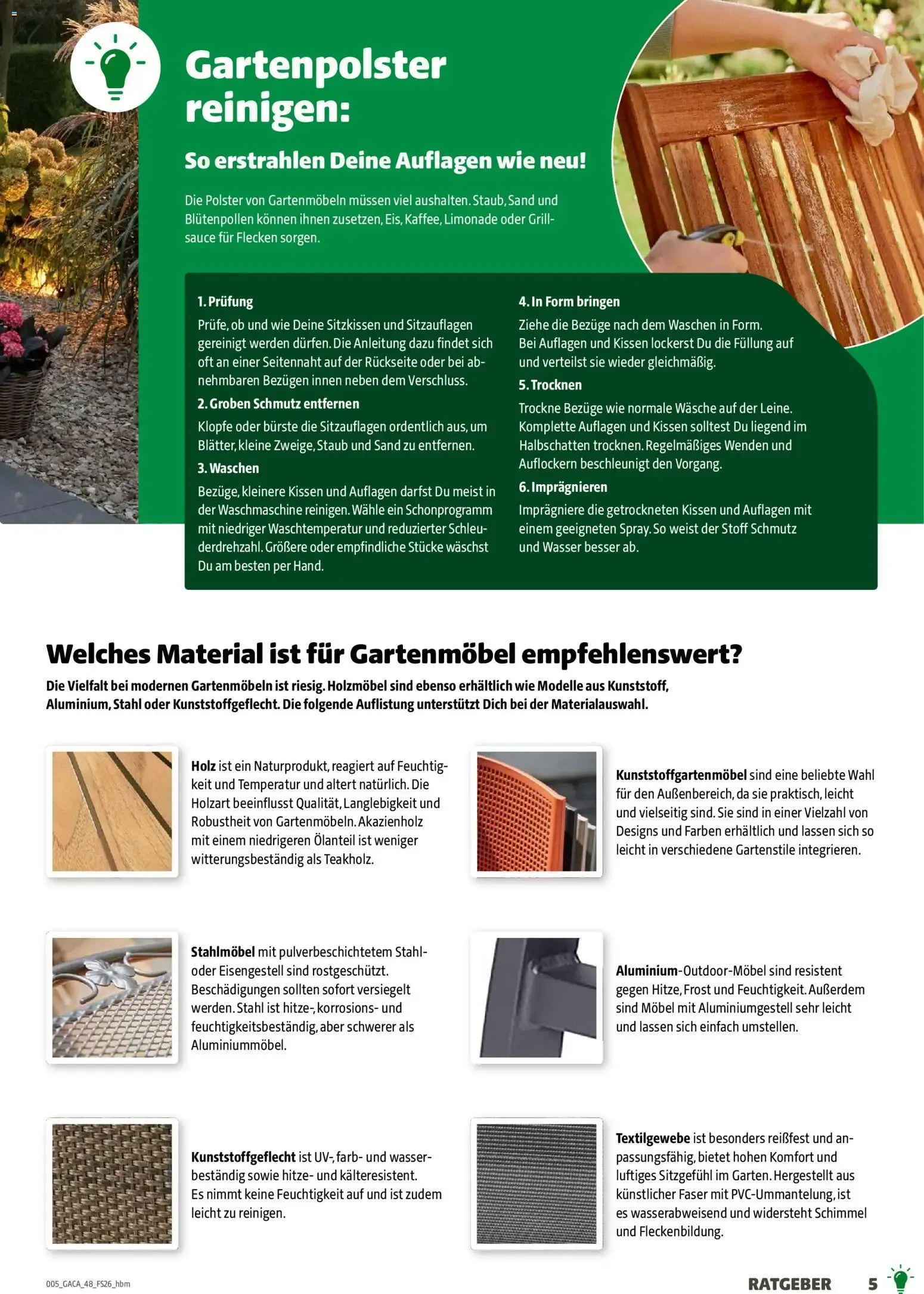 Hagebaumarkt Gartenmöbel & Camping von 2. März bis 31. Dezember 2026 - Prospekt seite 5