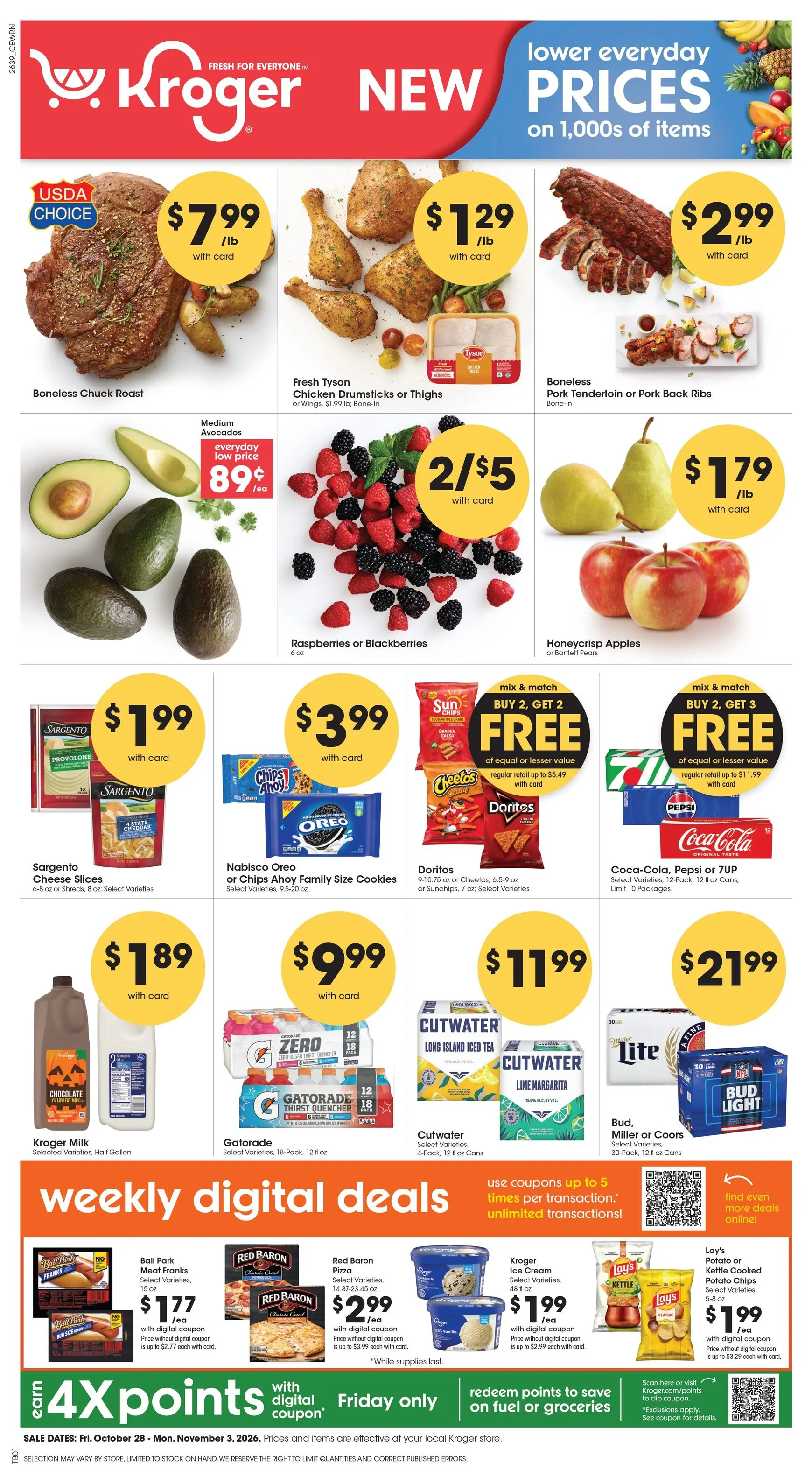 Kroger: NEW lower everyday PRICES - Weekly Digital Deals