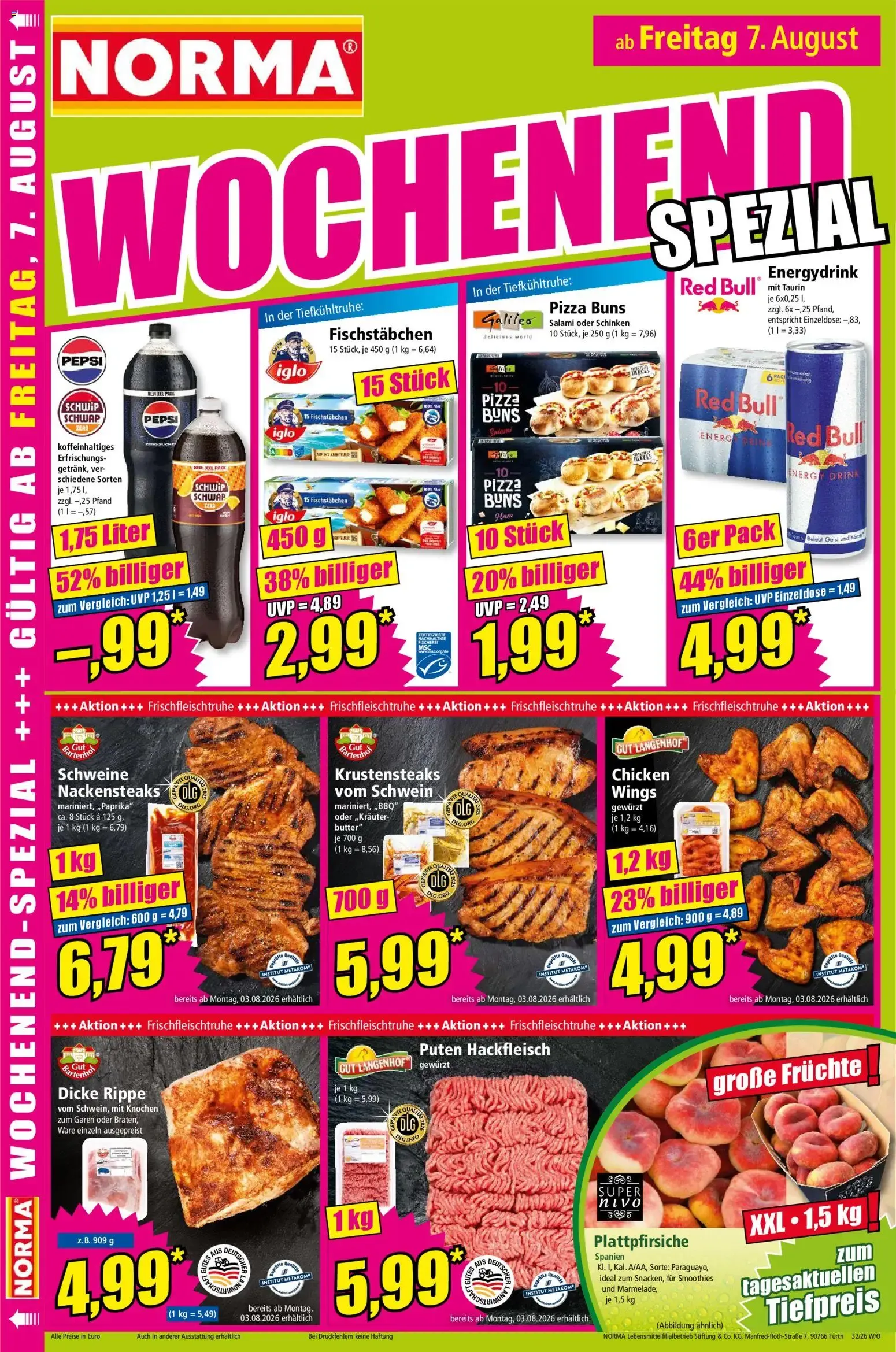 NORMA Mehr fürs Geld. Coole SOMMERBASICS von 3. August bis 9. August 2026 - Prospekt seite 16