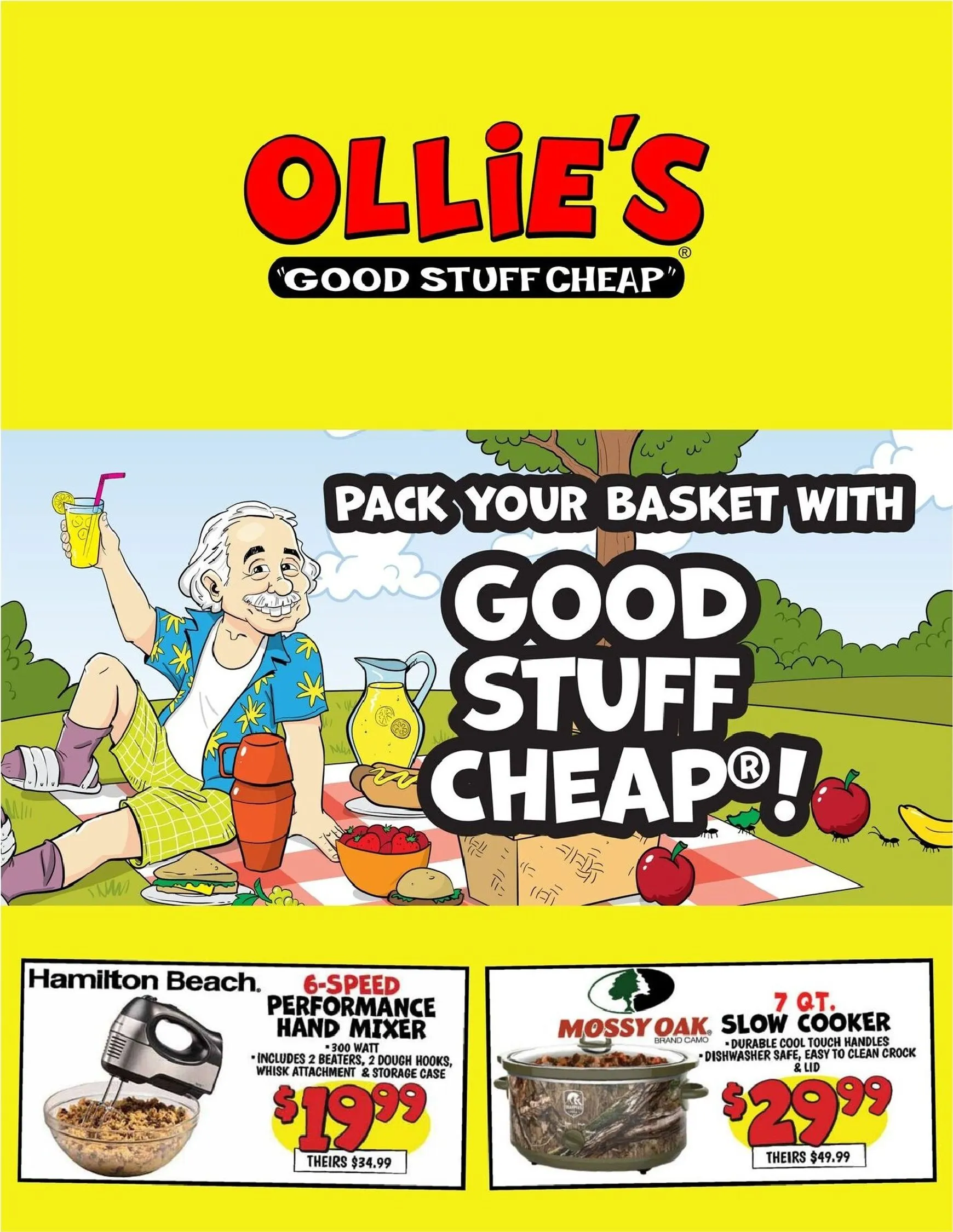 Current Ollie's leaflet valid from Sunday 09/06/2026 to Monday 09/14/2026