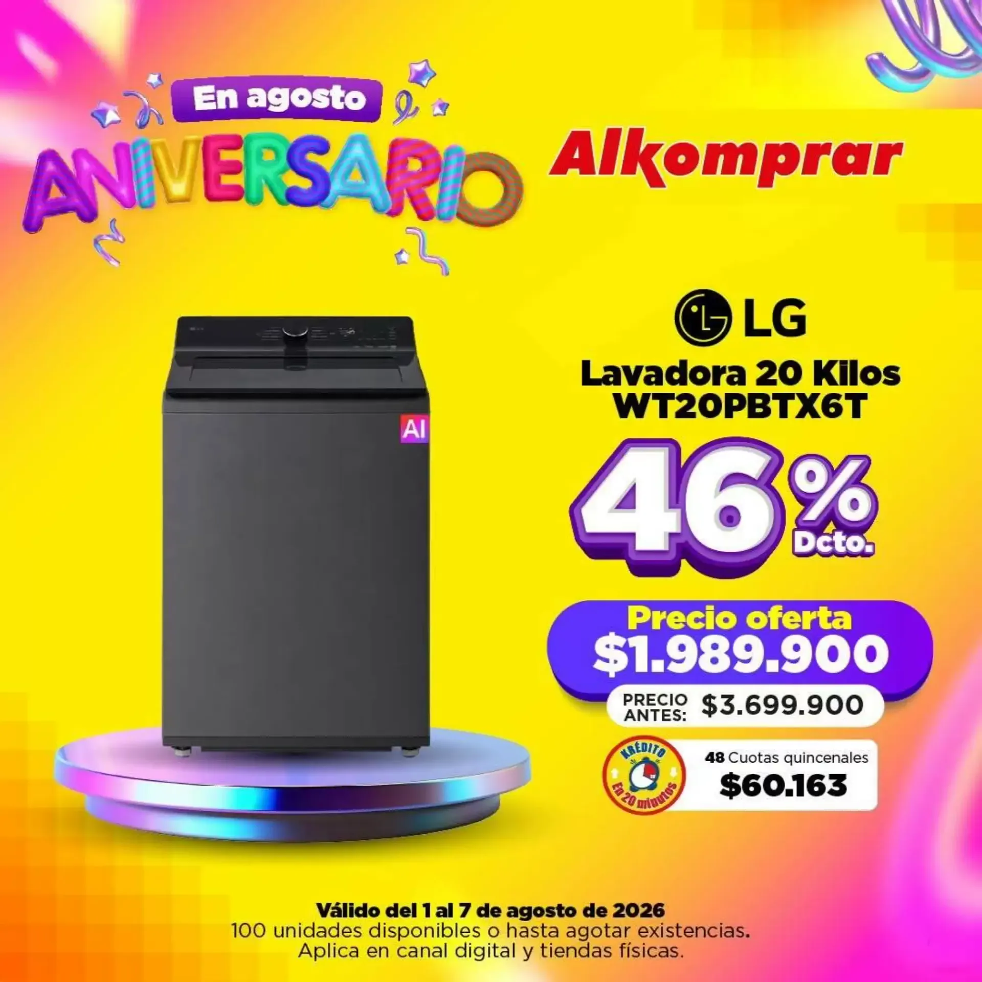 Catalogo de Alkomprar Aniversario: Oferta Portátil Lenovo IdeaPad 1 de agosto al 7 de agosto 2026 - Pag 7