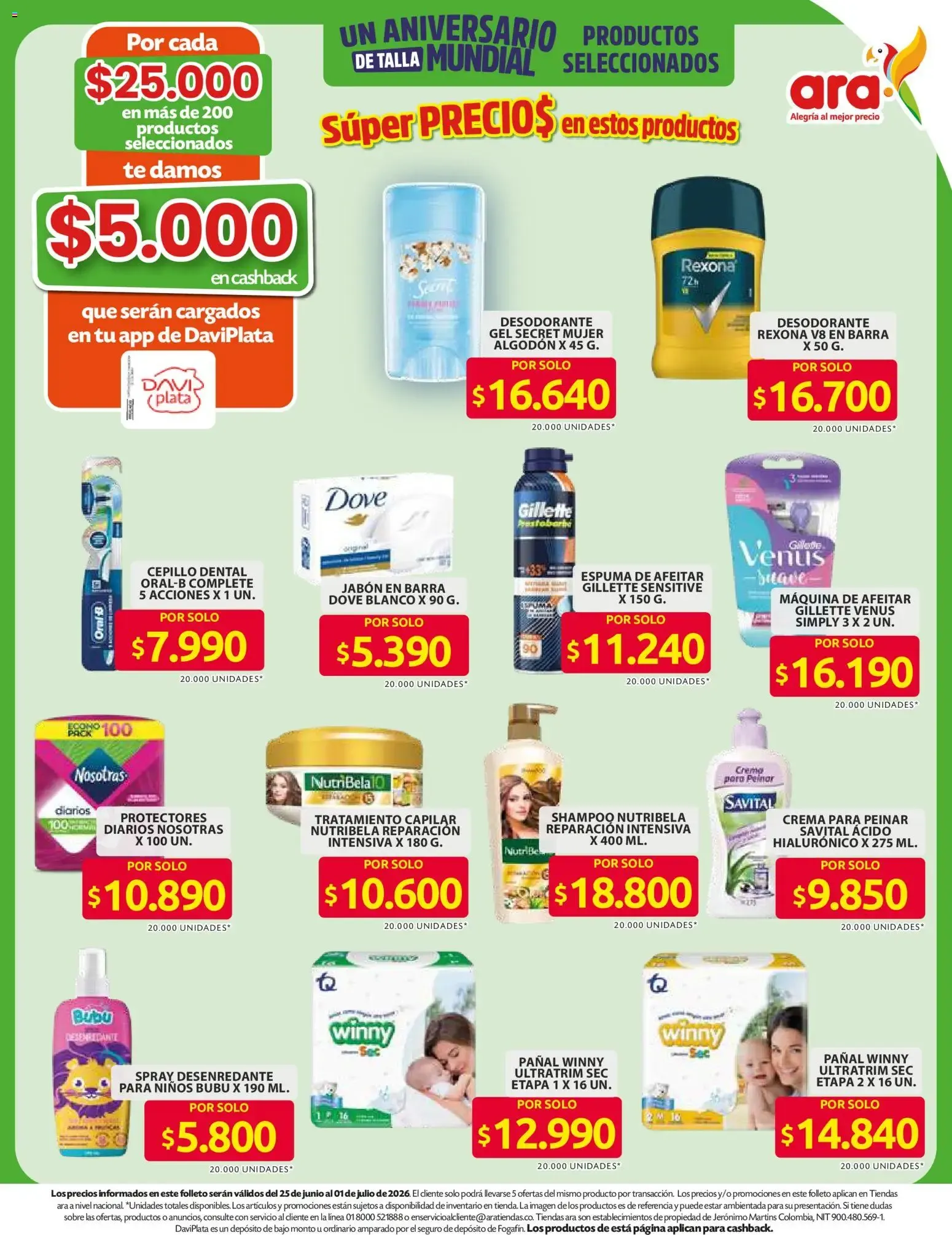 Catalogo de Ara catálogo un aniversario de talla mundial desde el 11/06/2026 > Revistas Junio 11 de junio al 8 de julio 2026 - Pag 15