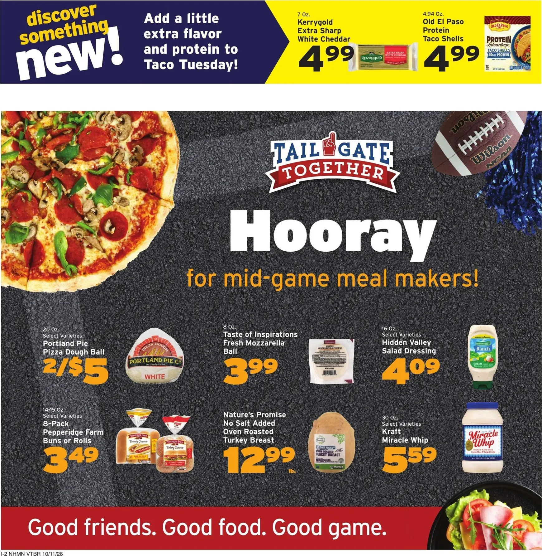 Weekly promotion Current Hannaford leaflet valid from Sunday 10/11/2026 to Saturday 10/17/2026 spanning from October 11 to October 17 2026 - Page 10 for Catalogue 365