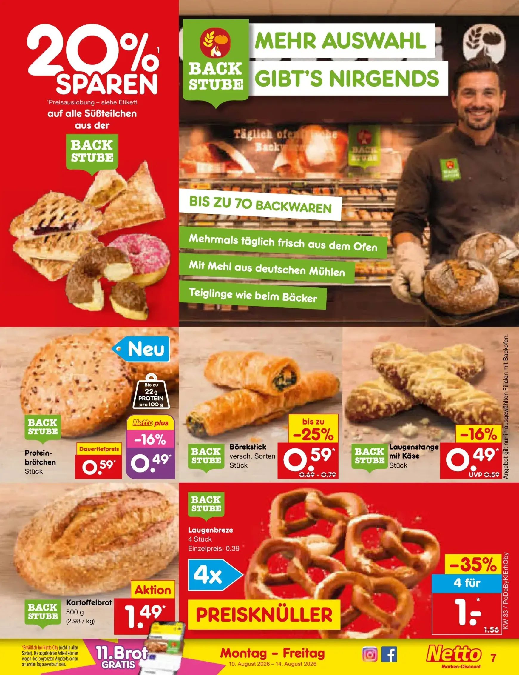 Netto Marken Discount Prospekt nächste Woche – von Montag 10.08.2026 bis Freitag 14.08.2026 von 10. August bis 14. August 2026 - Prospekt seite 8