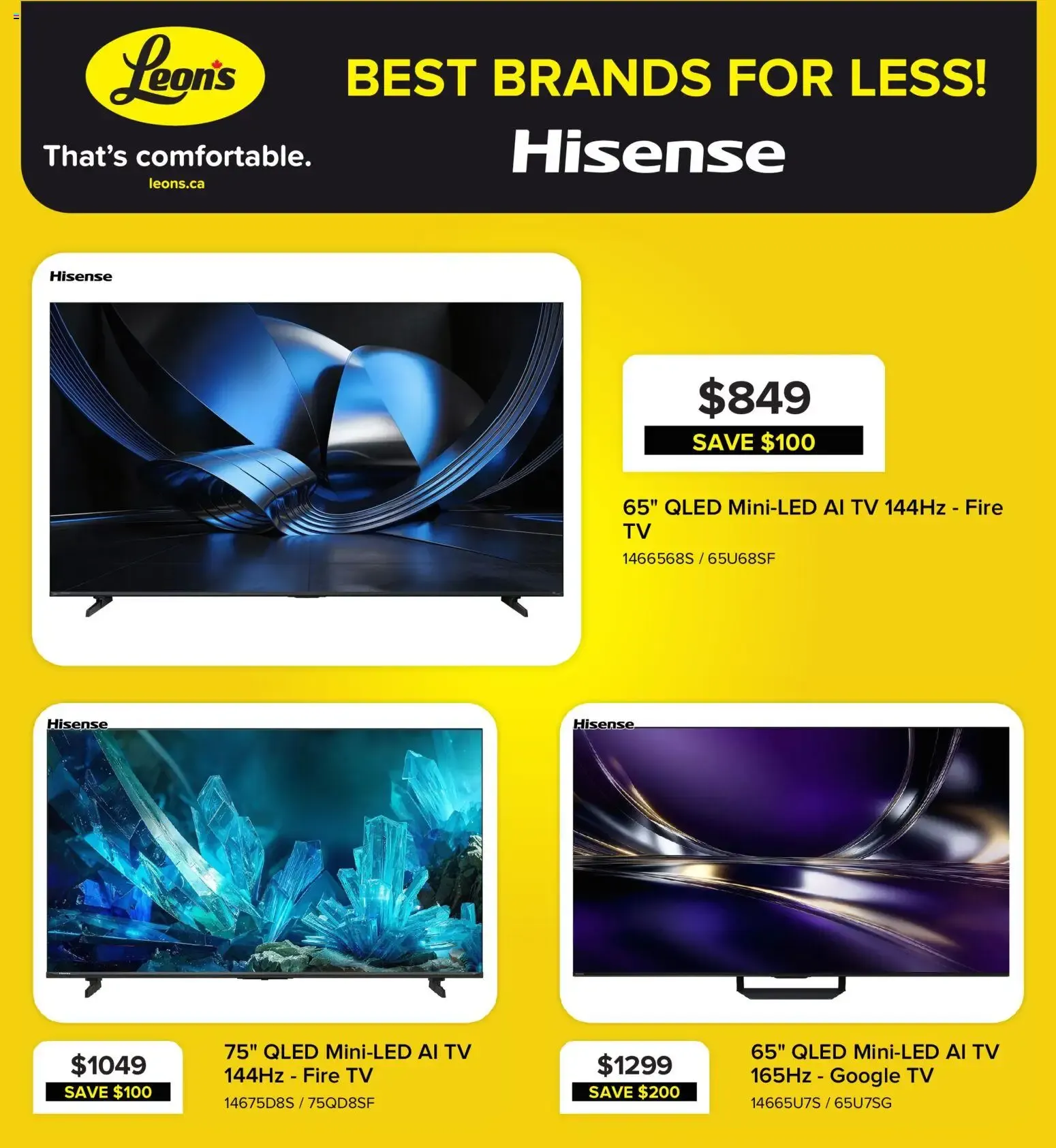 Leon's flyer - BBFL Electronics from Oct 15, 2026 > weekly specials & deals from October 15 to October 21 2026 - flyer page 7
