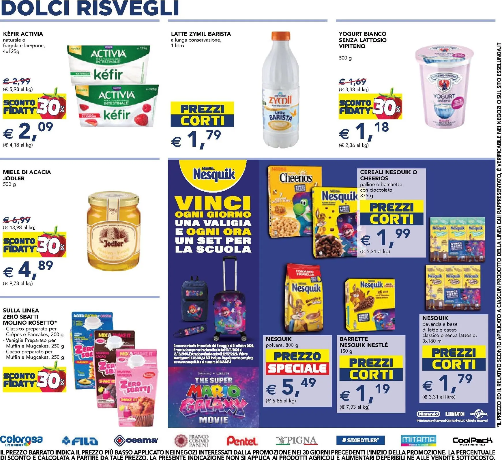 Volantino attuale di Esselunga - Scuola e Colazione valido dal lunedì 24/08/2026 al mercoledì 09/09/2026 da 24 agosto a 9 settembre di 2026 - Pagina del volantino 21