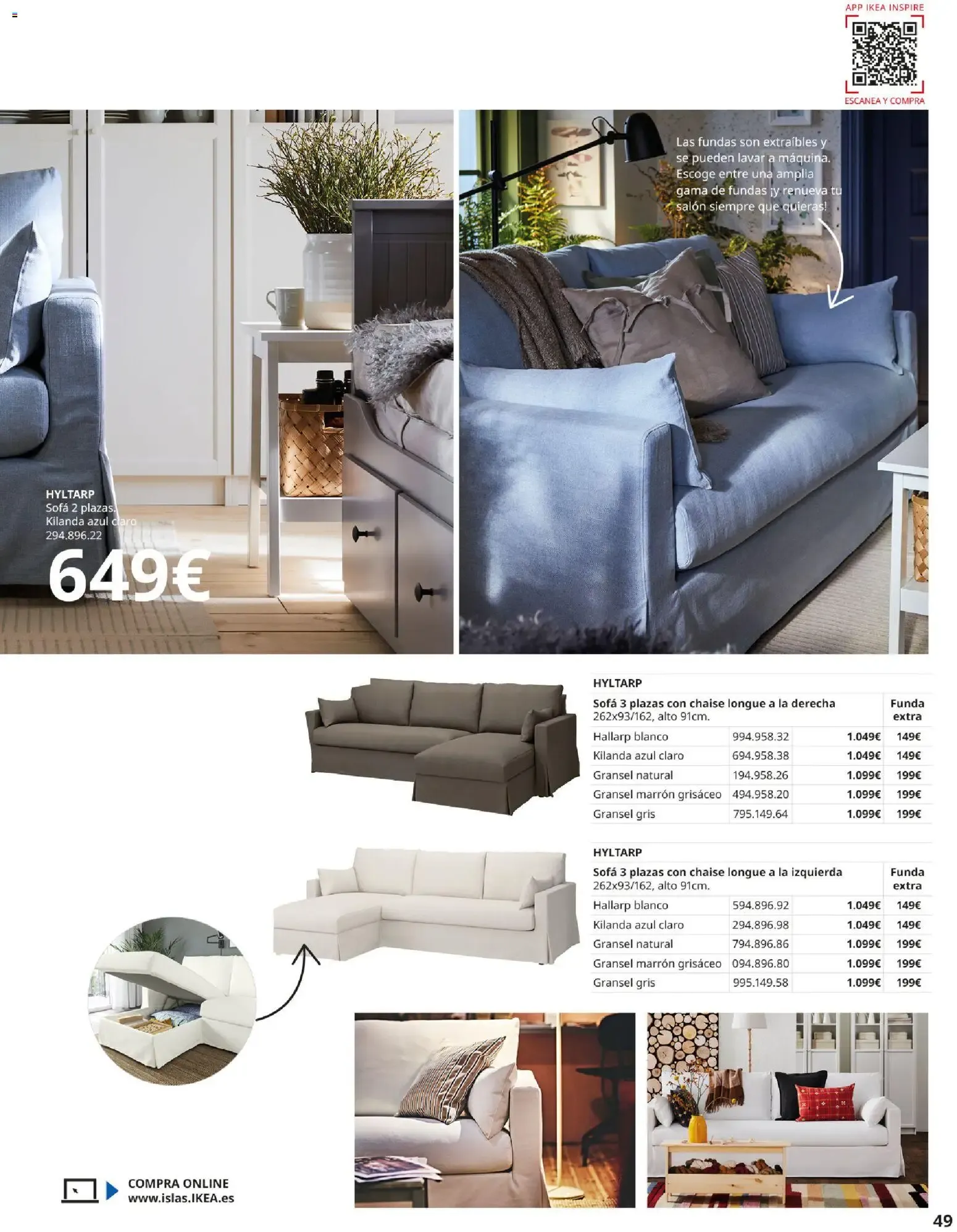Catálogo de Guía de Compra Sofás IKEA 7 de mayo al 31 de agosto 2026 - Página 49