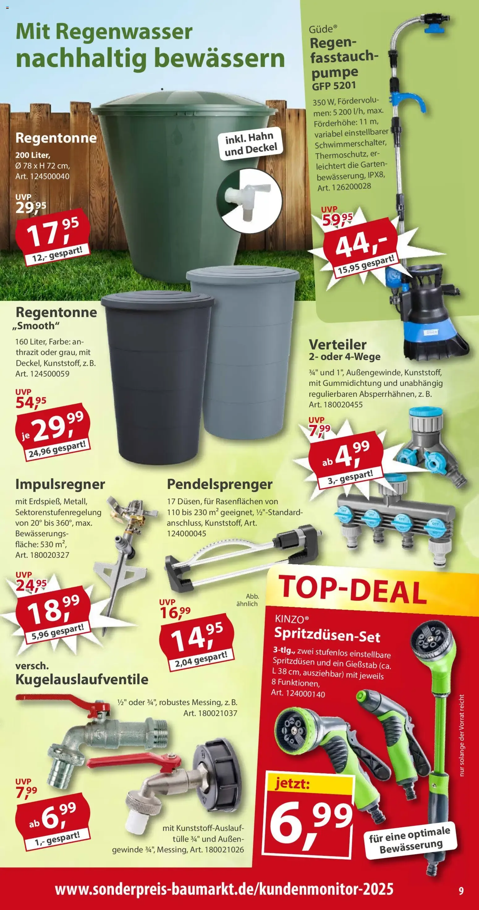 Sonderpreis Baumarkt Prospekt (ab 13.06.2026) zum Blättern von 13. Juni bis 19. Juni 2026 - Prospekt seite 9