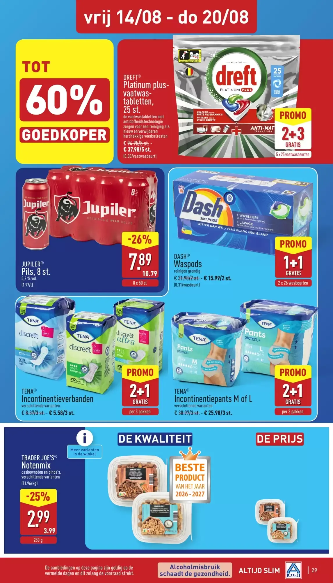 ALDI Folder ma 10/08 t.e.m. vrij 14/08 van 10 augustus tot 14 augustus 2026 - folder pagina 29