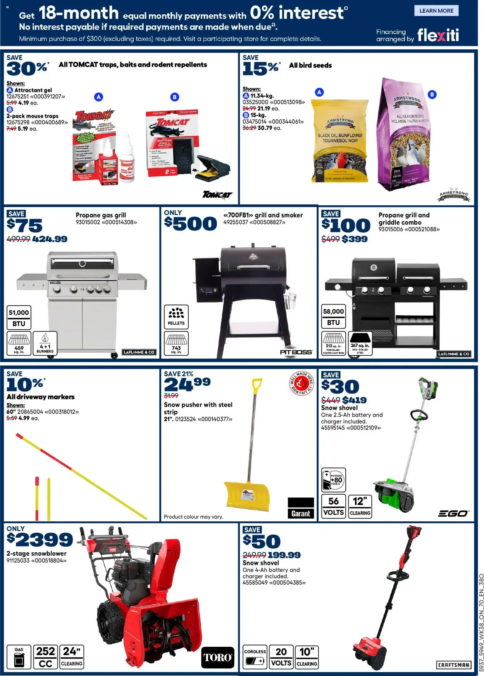 Rona weekly flyer from Oct 15, 2026 > weekly specials & deals from October 15 to October 28 2026 - flyer page 7