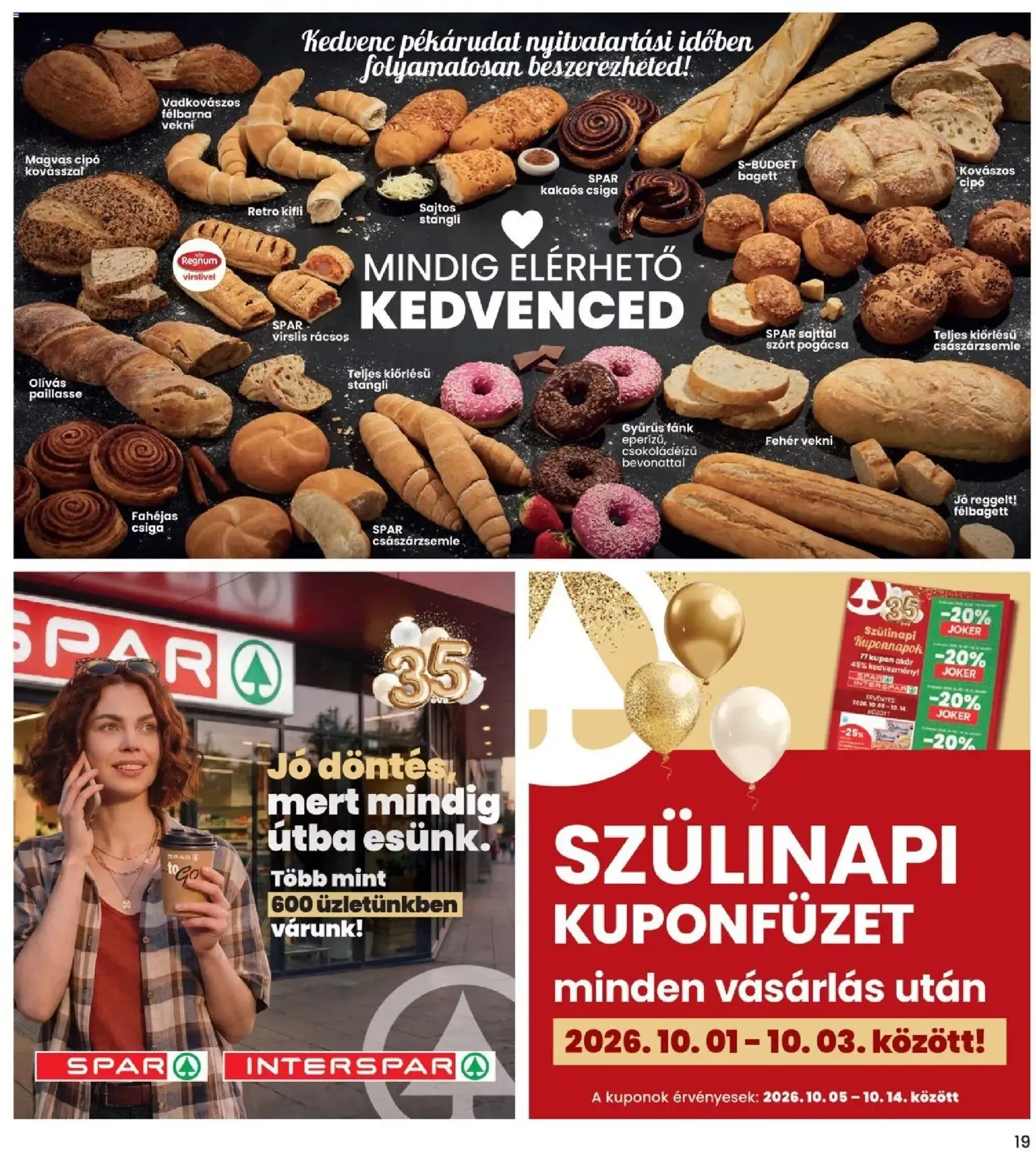 Katalógus Interspar akciós újság - 2026.09.24. -tól/töl > akció, lapozható szórólap 🛍️ szeptember 24.-tól szeptember 30.-ig 2026. - Oldal 19