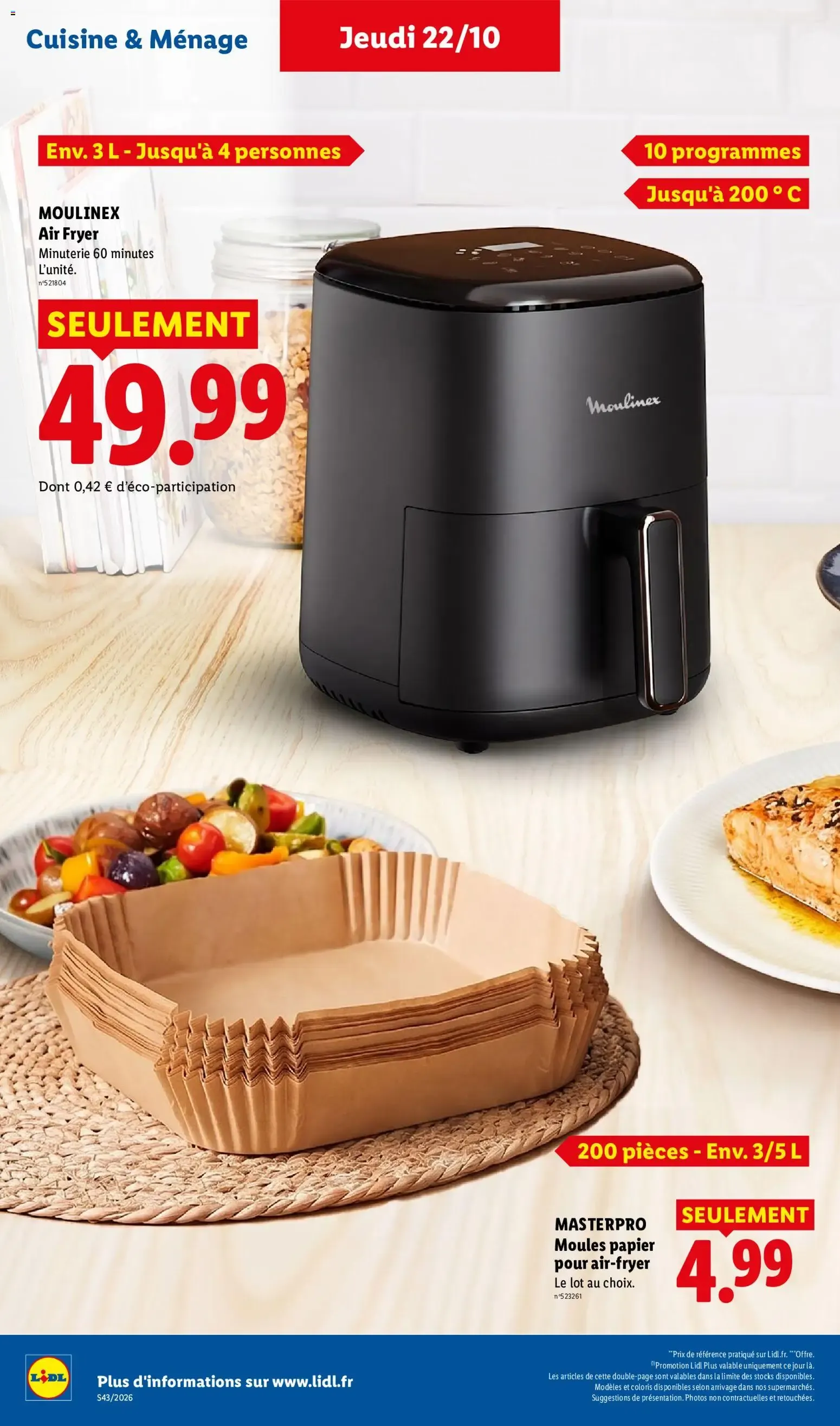 Lidl: Le Moins Toujours Plus du 22 octobre au 28 octobre 2026 - Catalogue page 47