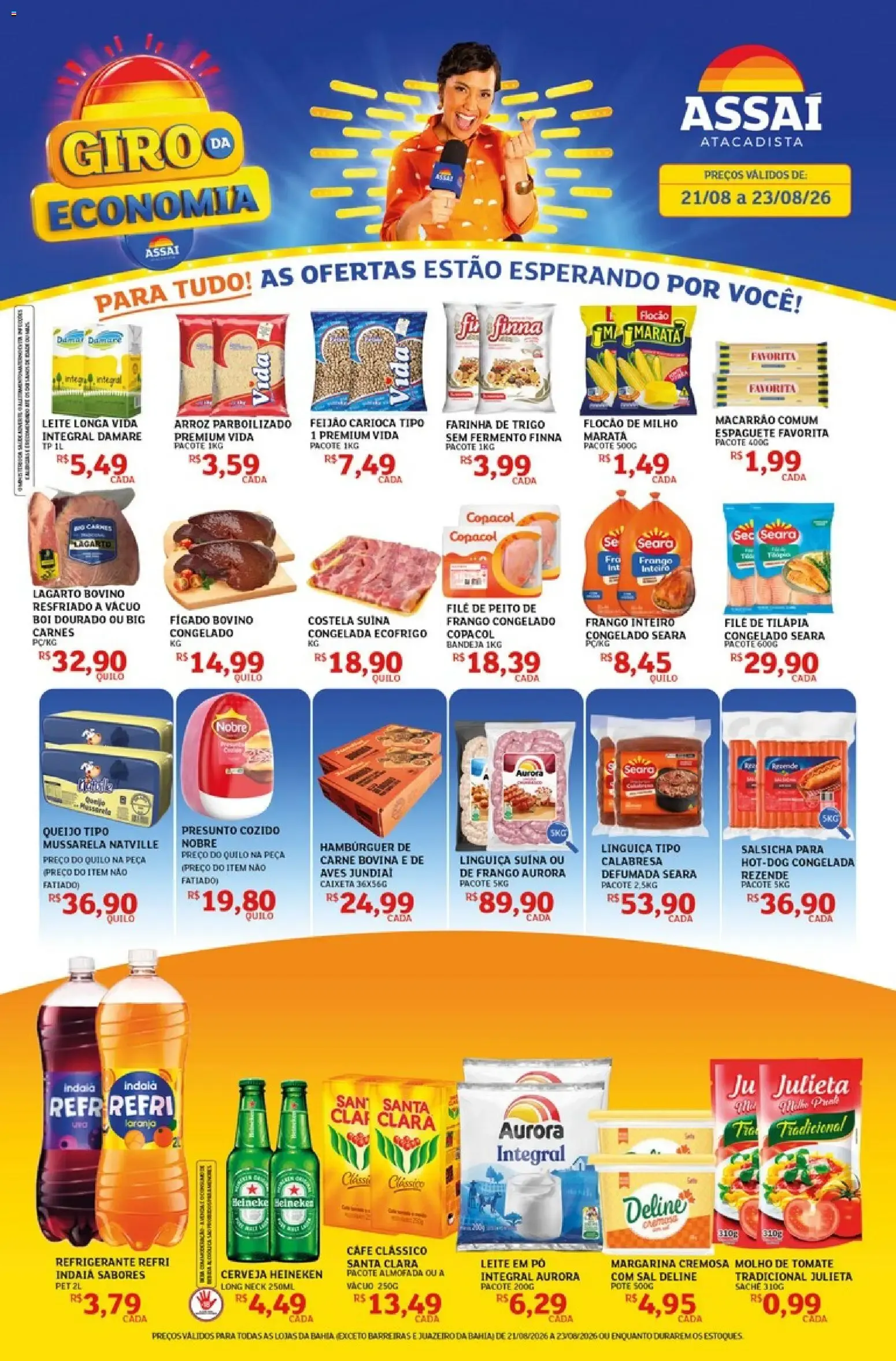 Encarte de Giro da Economia - Assaí Atacadista 21 de agosto até 23 de agosto 2026 - Pagina 1