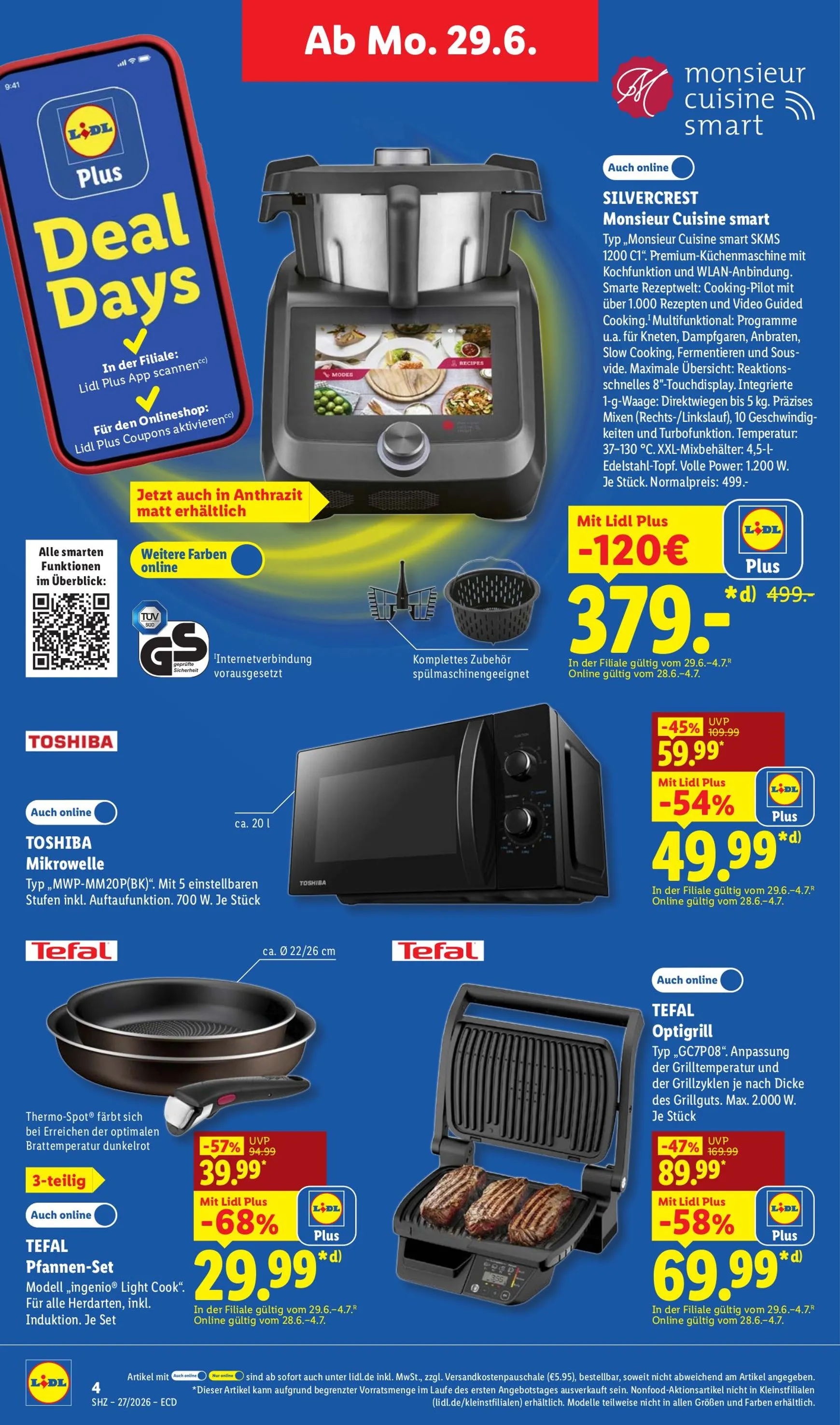 Lidl Prospekt – von Montag 29.06.2026 bis Samstag 04.07.2026 von 29. Juni bis 4. Juli 2026 - Prospekt seite 4