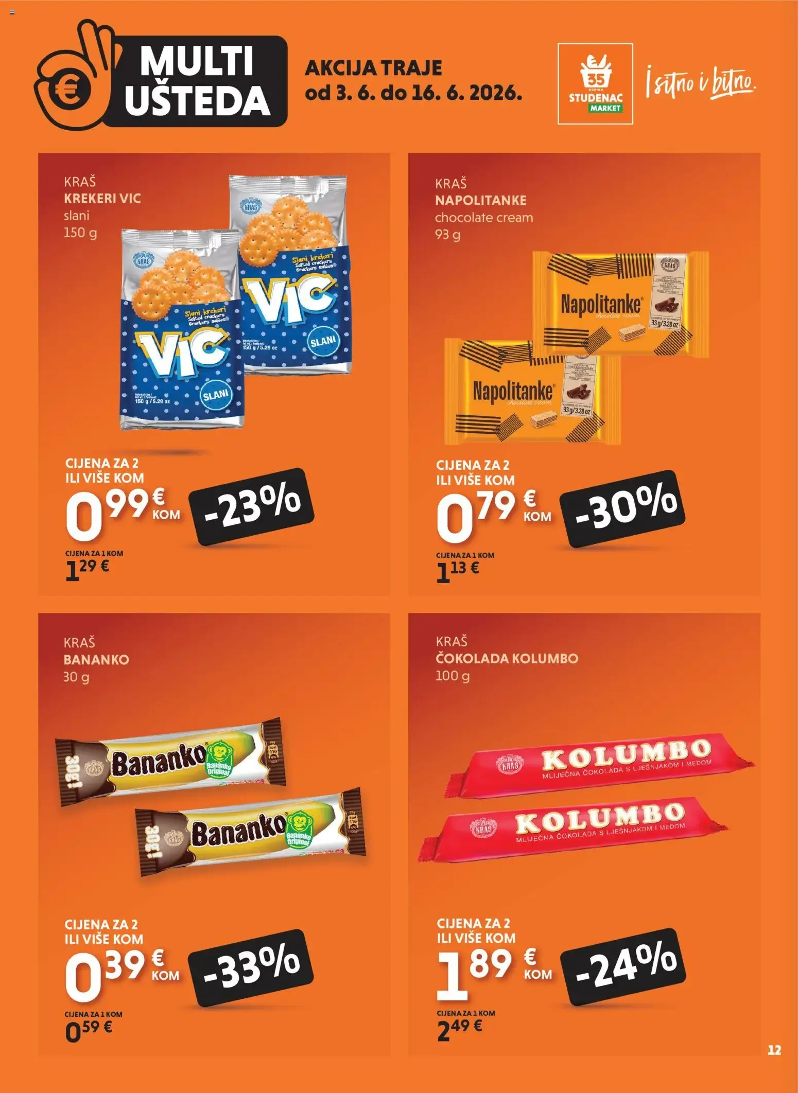 Katalog UZMI VIŠE, PLATI MANJE od 3. lipnja do 16. lipnja 2026. - Pregled Stranica 12