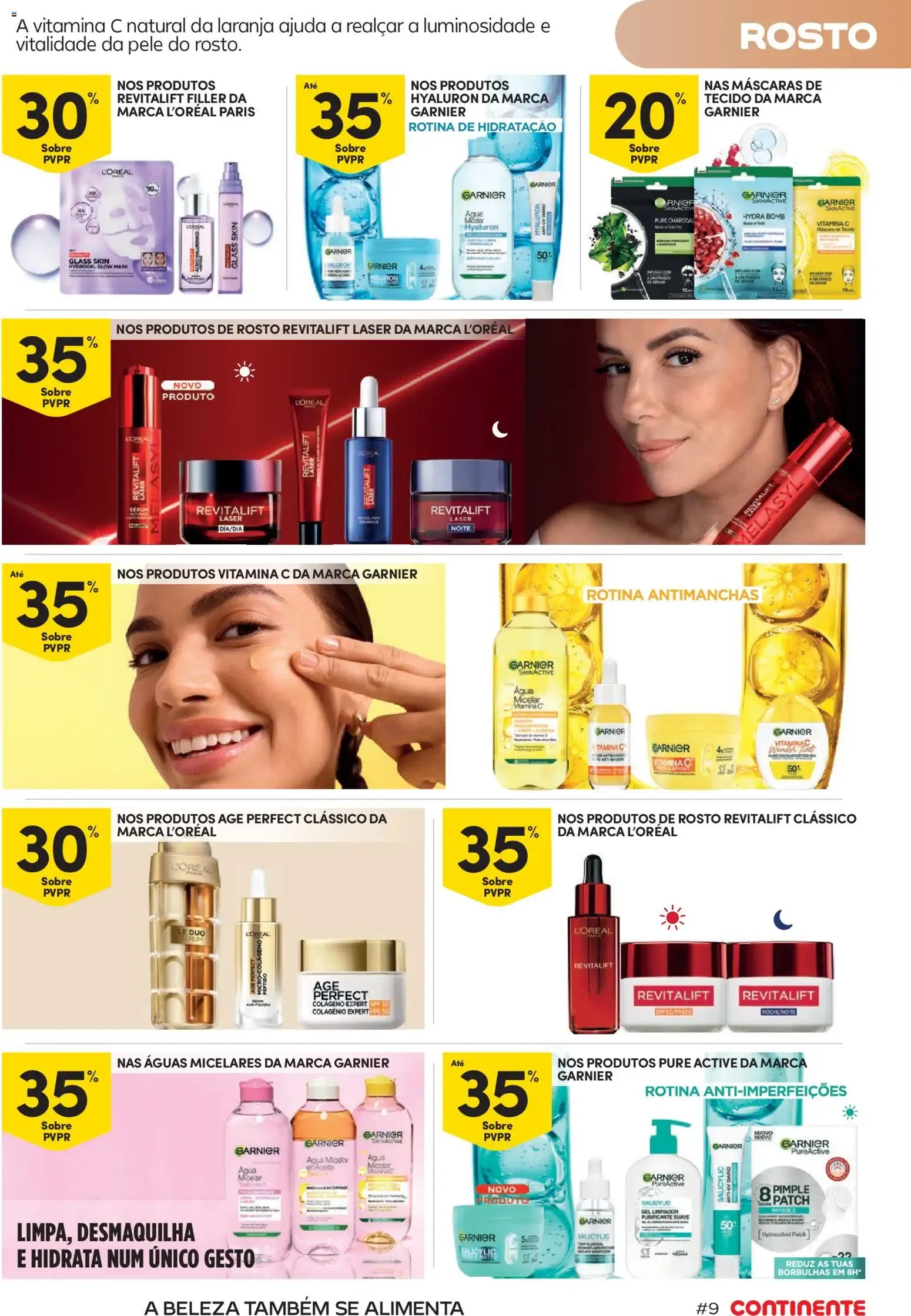 Folheto Continente Beleza Receita perfeita para um cuidado total » de 18/08/2026 - 30/08/2026 de 18 de agosto até 30 de agosto 2026 - Pagina 9
