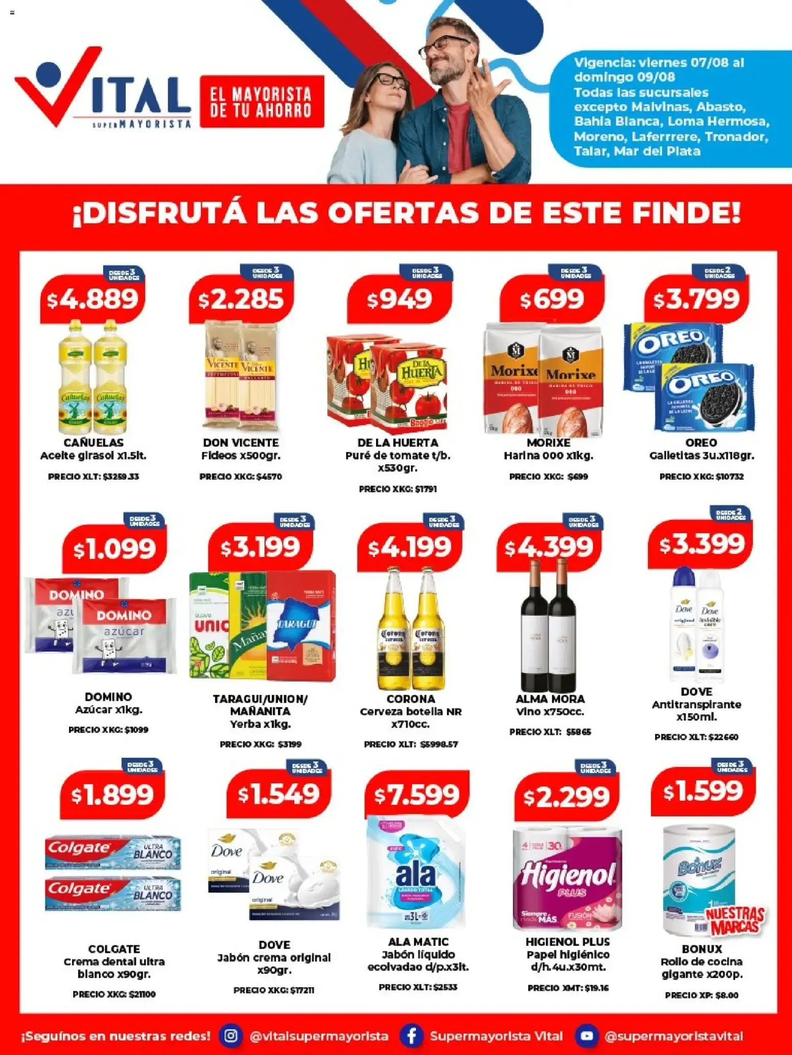Ofertas de Vital - Ofertas de este finde 7 de agosto al 9 de agosto 2026 - Página 1 del catálogo