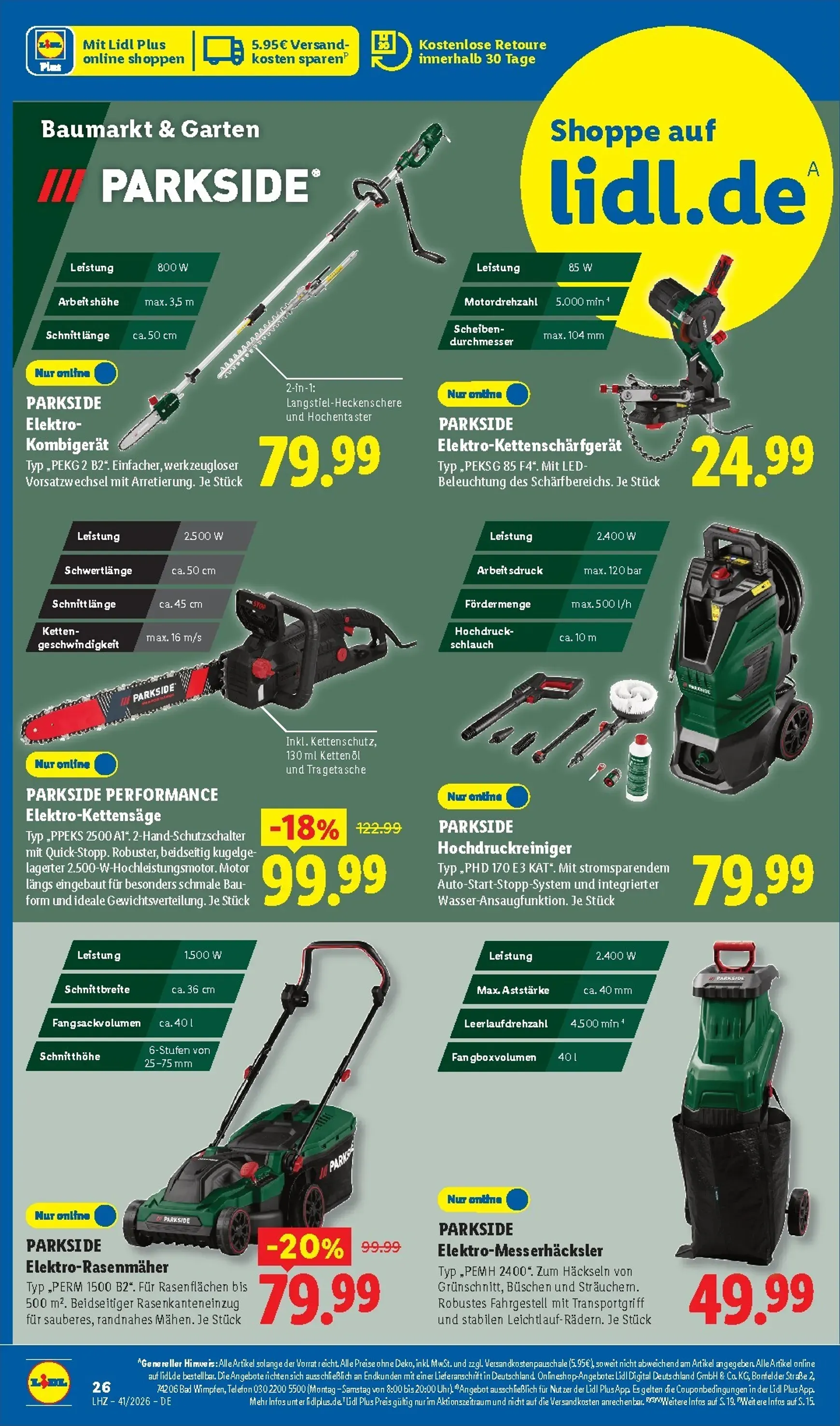 LIDL Angebot der Woche von 5. Oktober bis 10. Oktober 2026 - Prospekt seite 20