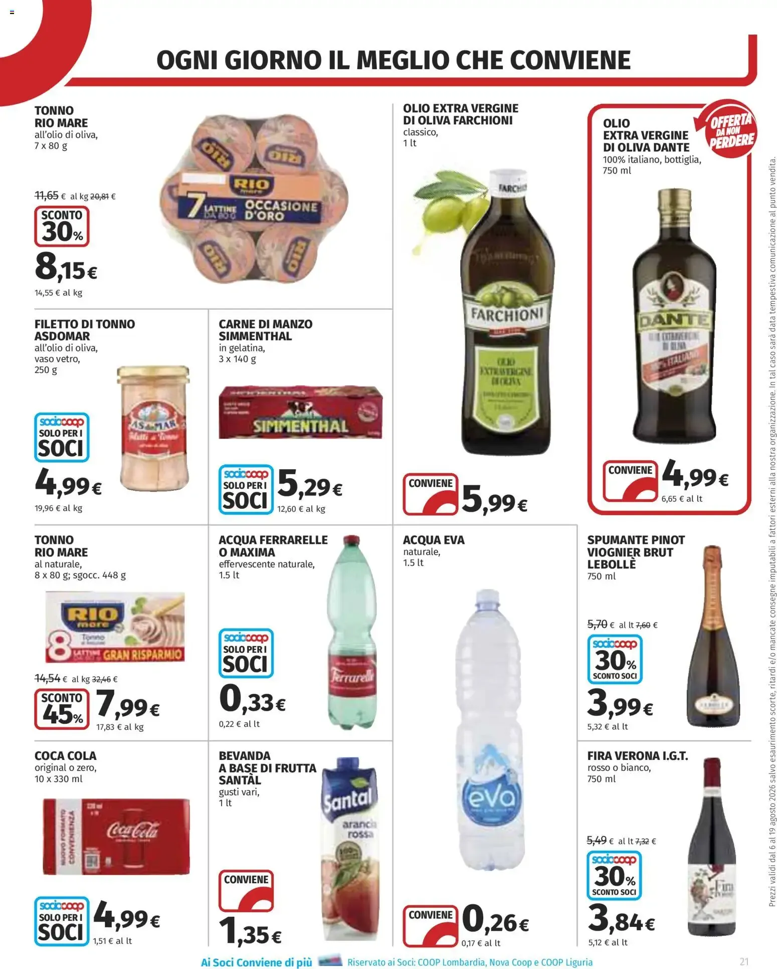 Coop Superstore - Risparmio Mio da 6 agosto a 19 agosto di 2026 - Pagina del volantino 21