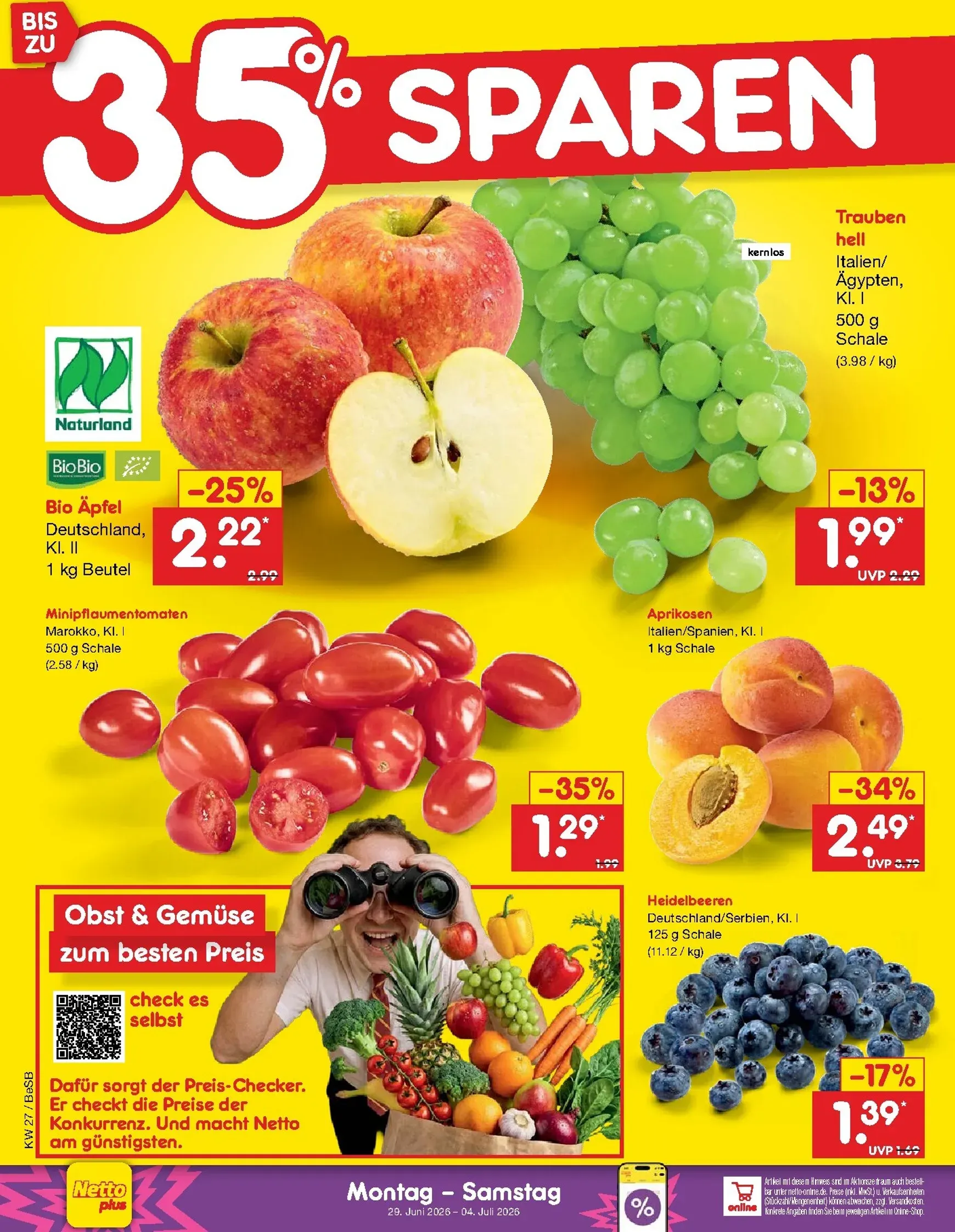 Netto Marken Discount - Wochenangebote Prospekt – von Montag 29.06.2026 bis Samstag 04.07.2026 von 29. Juni bis 4. Juli 2026 - Prospekt seite 9