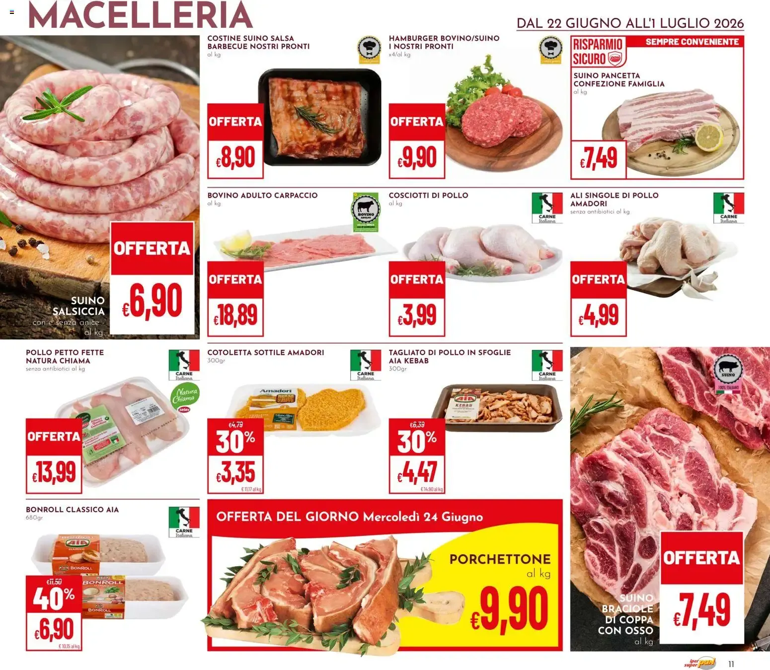 Nuovo Pan volantino dal 22/06/2026 > offerte anteprima 🛍️ da 22 giugno a 1 luglio di 2026 - Pagina del volantino 11