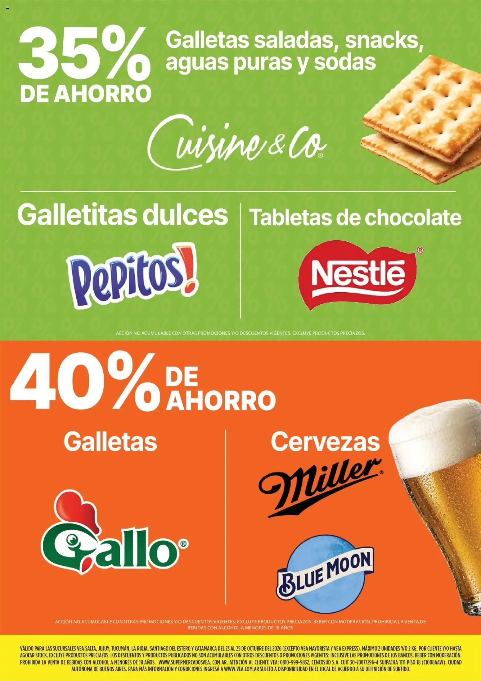 Ofertas de Vea - Fin de semana de ahorro | NOA del 23/10/2026 - 25/10/2026 23 de octubre al 25 de octubre 2026 - Página 4 del catálogo