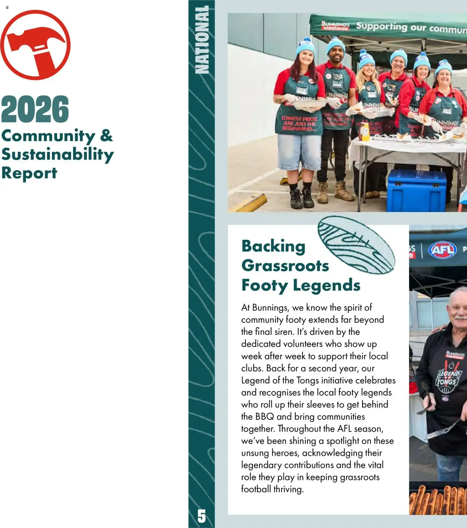 BUNNINGS Australia & New Zealand 2026 Community & Sustainability Report - Catalogue valid from 28 August to 31 October 2026 - page 9