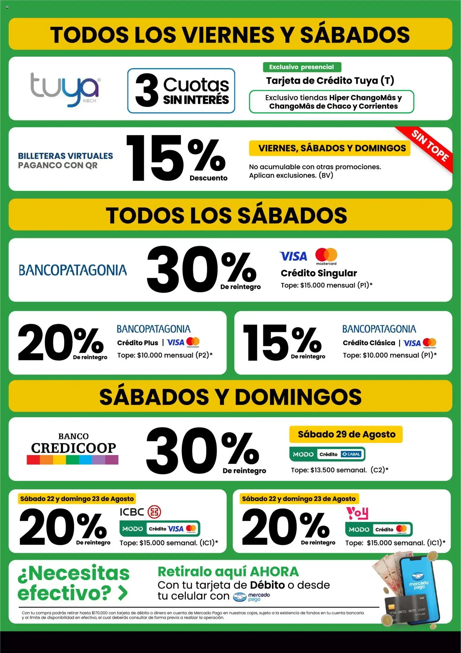 Ofertas de Changomas Medios de pago || del 01/08/2026 - 31/08/2026 || Catálogo 1 de agosto al 31 de agosto 2026 - Página 4 del catálogo