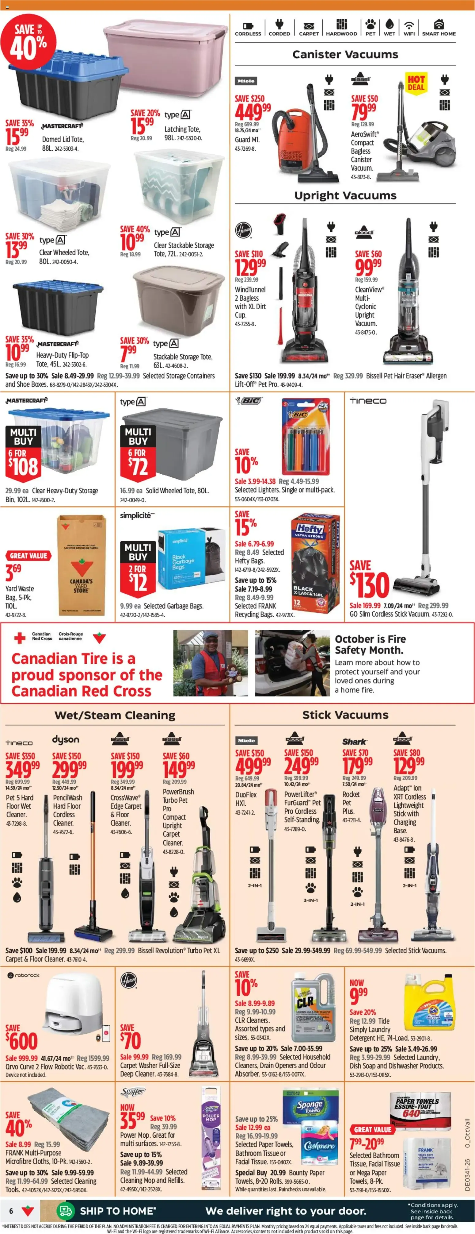 Canadian Tire weekly flyer from Oct 8, 2026 > weekly specials & deals from October 8 to October 14 2026 - flyer page 6