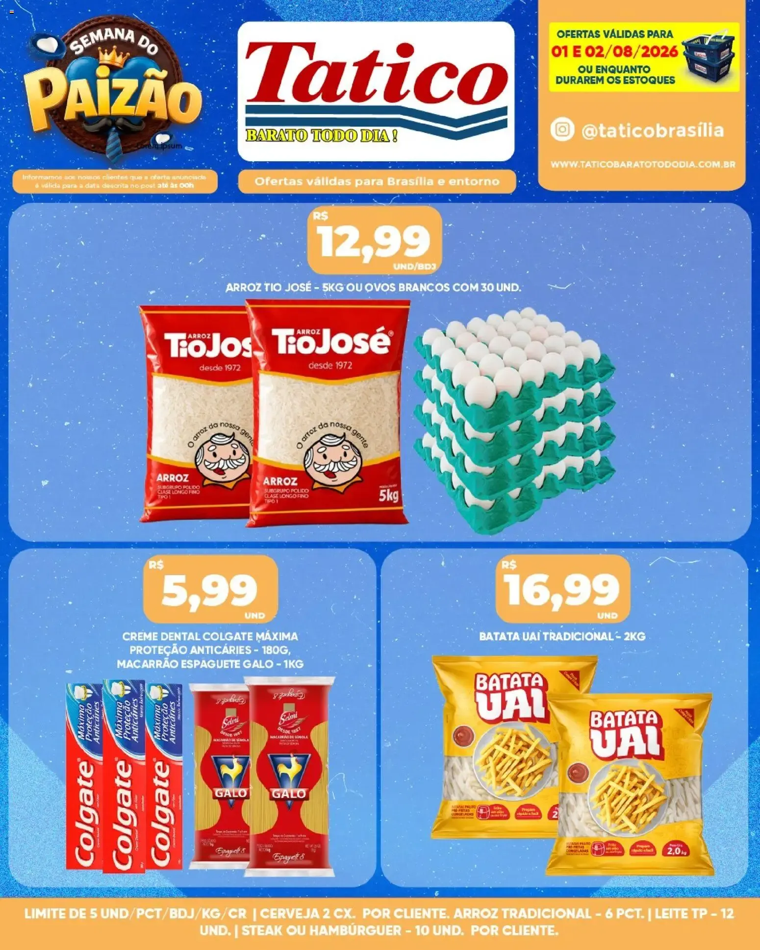 Encarte de Tatico ofertas Fim de Semana de 01/08/2026 | Promoções Online 1 de agosto até 2 de agosto 2026 - Pagina 7