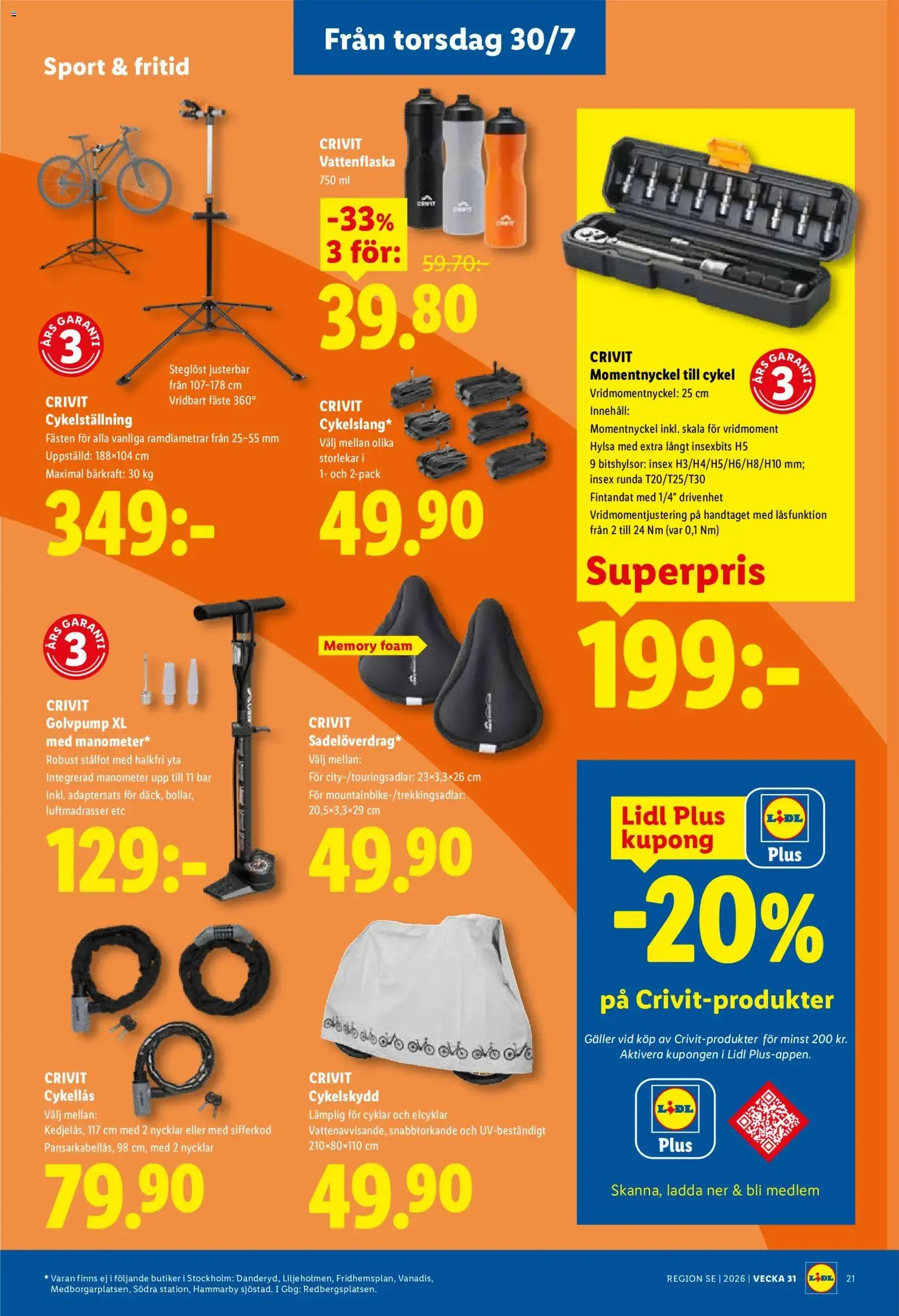 Lidl erbjudanden från 27/07/2026 - 02/08/2026 > Reklamblad nuvarande rabatter från 27 juli till 2 augusti 2026 - Reklamblad sidor 23