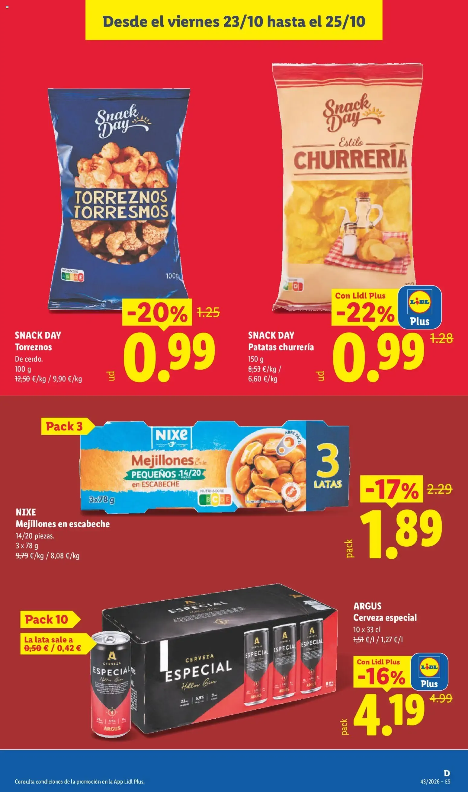 Catálogo de Lidl: Ofertas de carne y otros productos 19 de octubre al 25 de octubre 2026 - Página 35