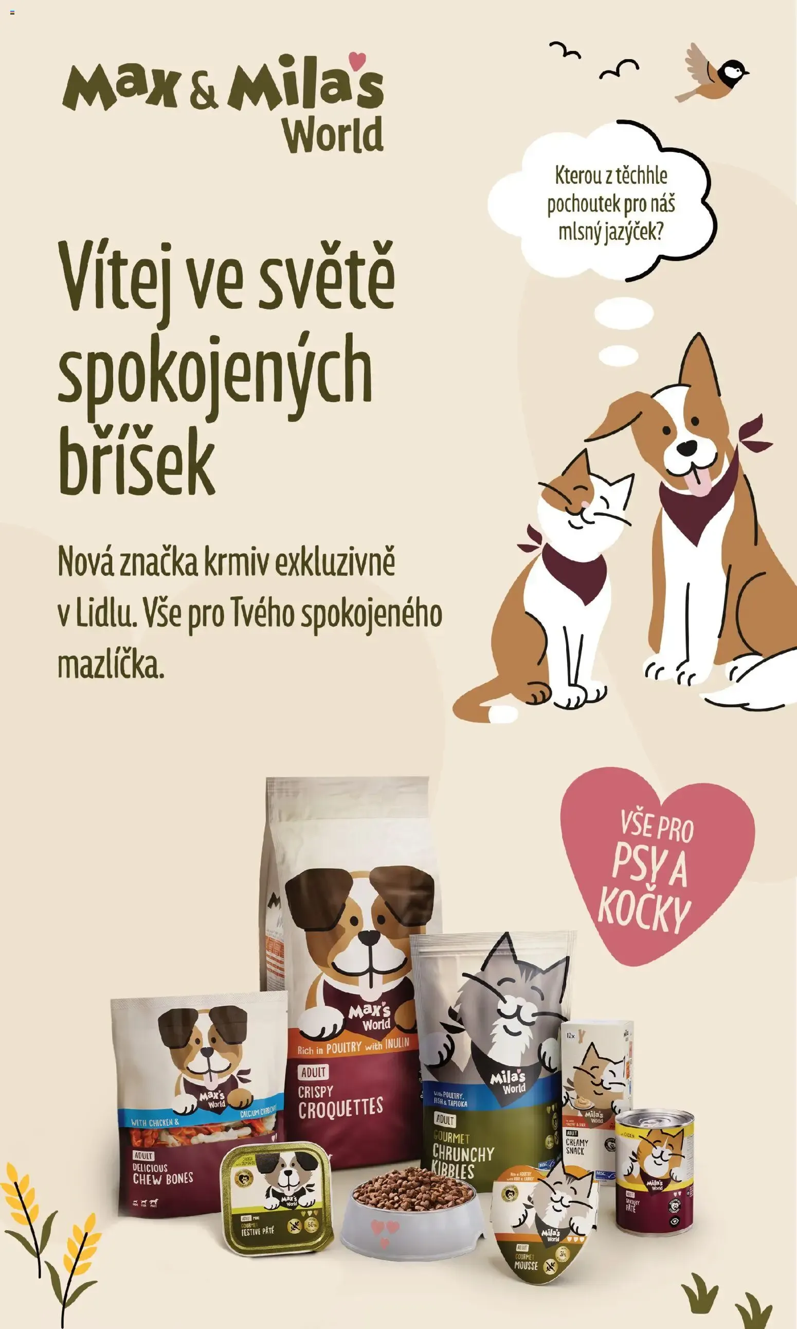 Max & Mila's World - Nueva marca de alimento para mascotas - 12. října 30. ledna 2027 - Page 1