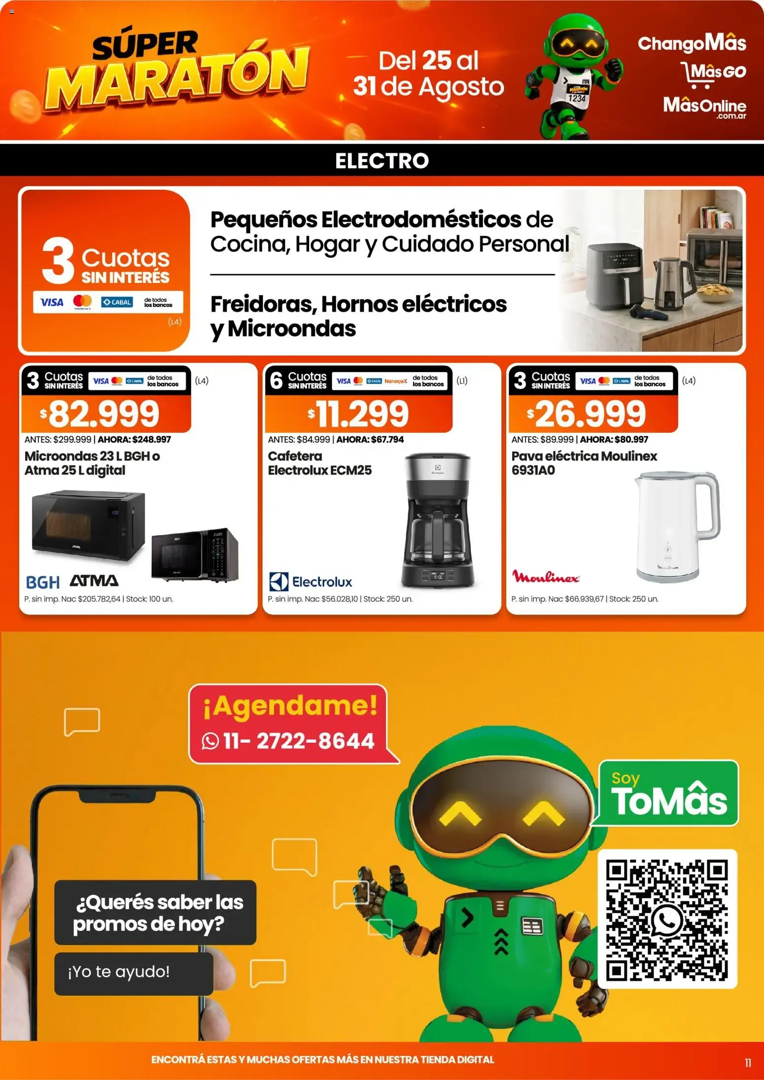 Ofertas de Changomas ofertas || del 25/08/2026 - 31/08/2026 || Catálogo 25 de agosto al 31 de agosto 2026 - Página 11 del catálogo